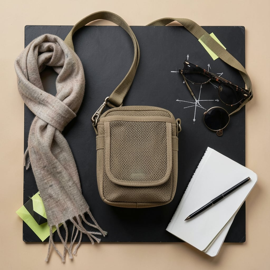 Túi crossbody tactical khóa kim loại F1GENZ 11