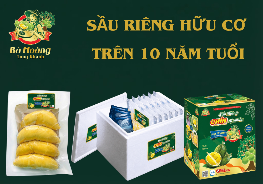 Sầu riêng làm lạnh sâu đóng gói tiện lợi gửi người thân ở xa