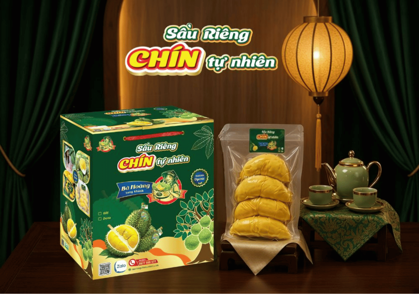 Sầu riêng chính tự nhiên - hộp quà cho những dịp lễ tết