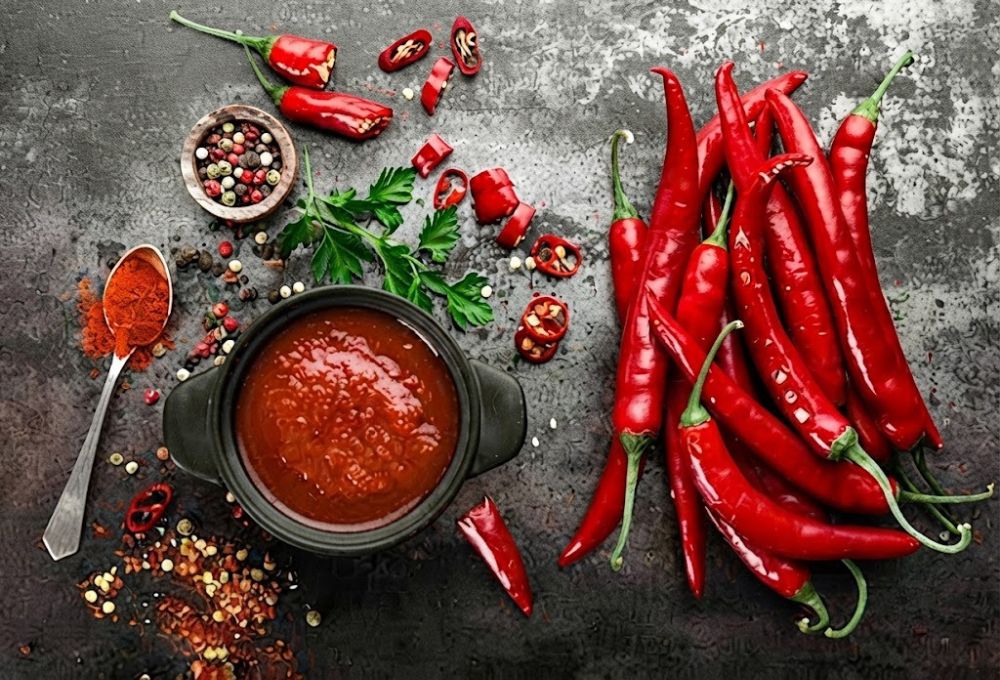 Sầu riêng đại kỵ với gia vị cay nóng, vì chúng gây ra cảm giác nóng trong, khó chịu