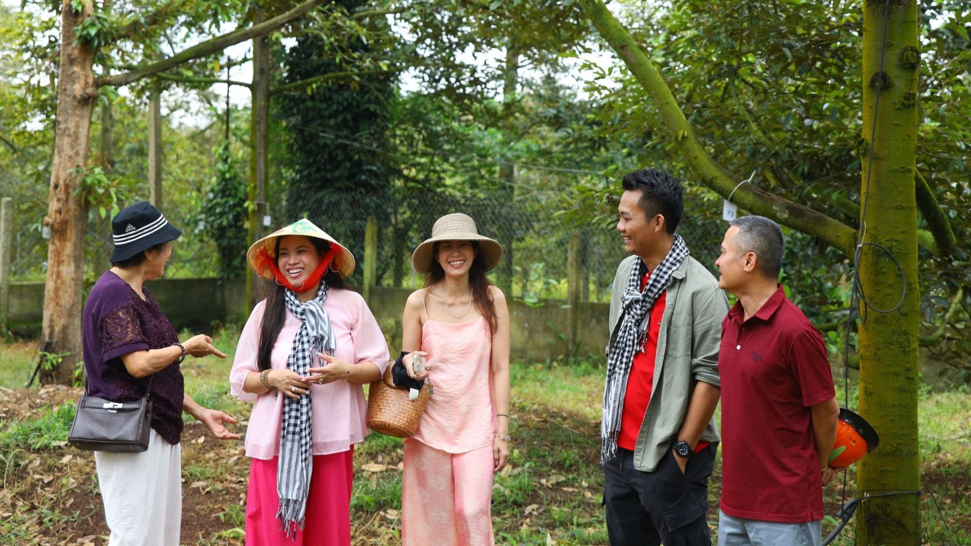 Tham quan, chia sẻ những câu chuyện về sầu riêng chín tự nhiên