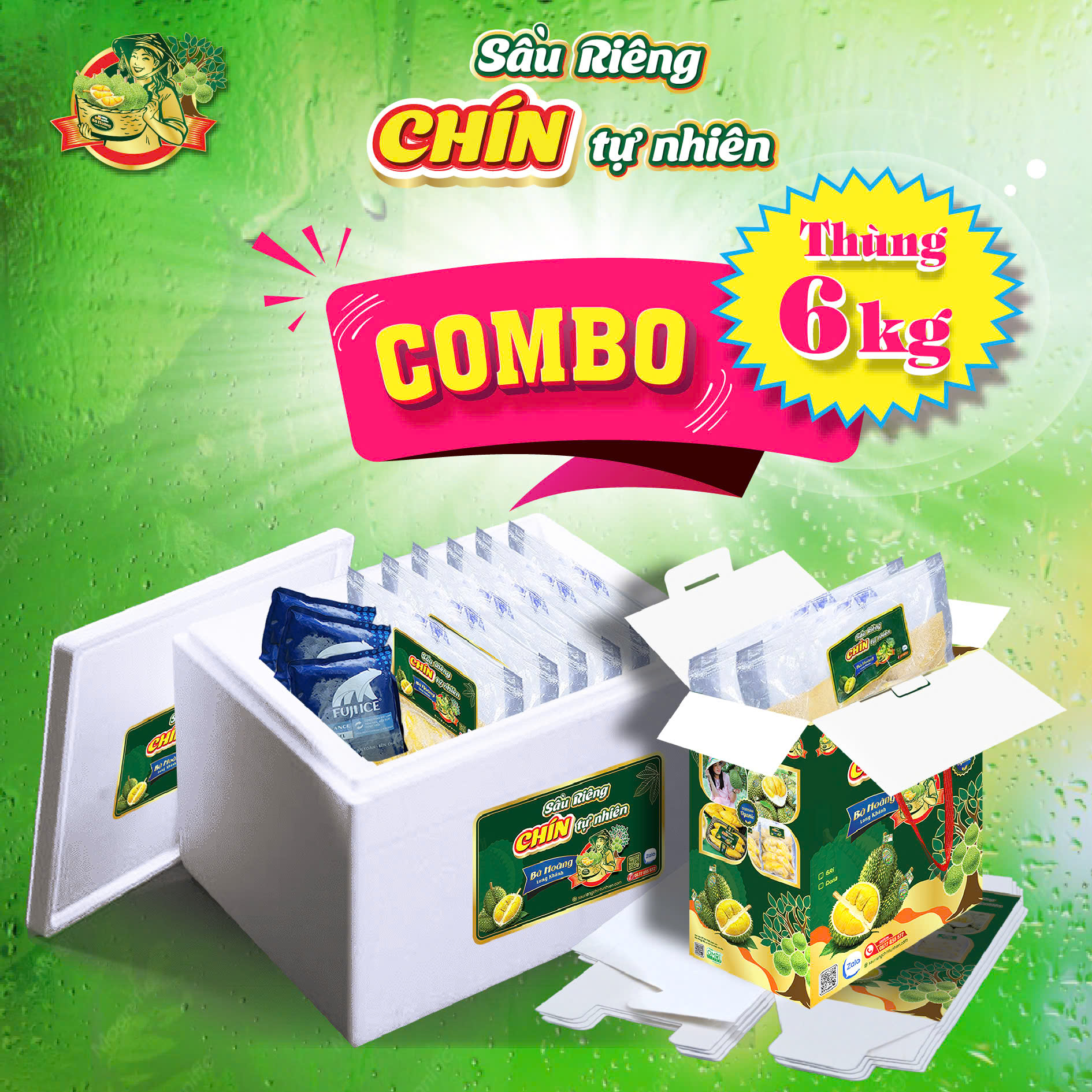 Combo 6kg - Sầu riêng chín tự nhiên