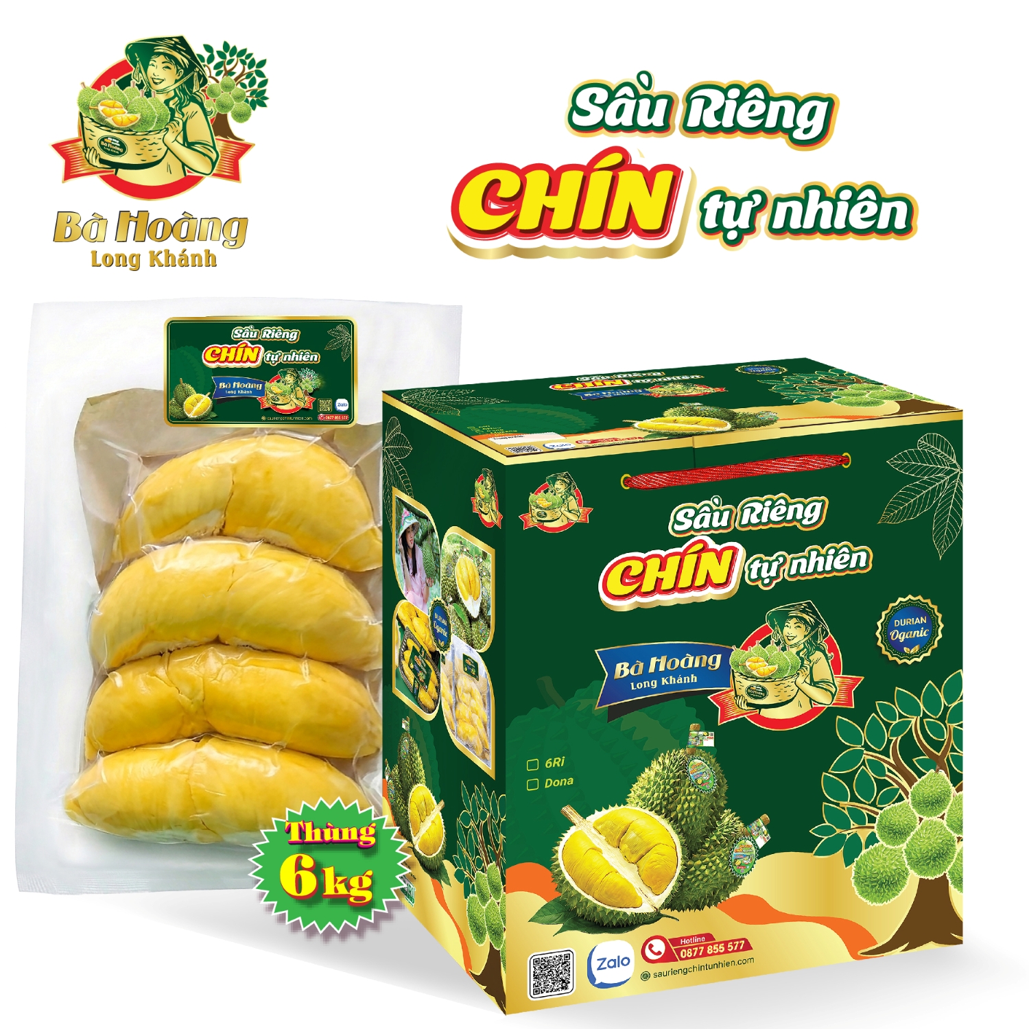 Combo 6kg - Sầu riêng chín tự nhiên