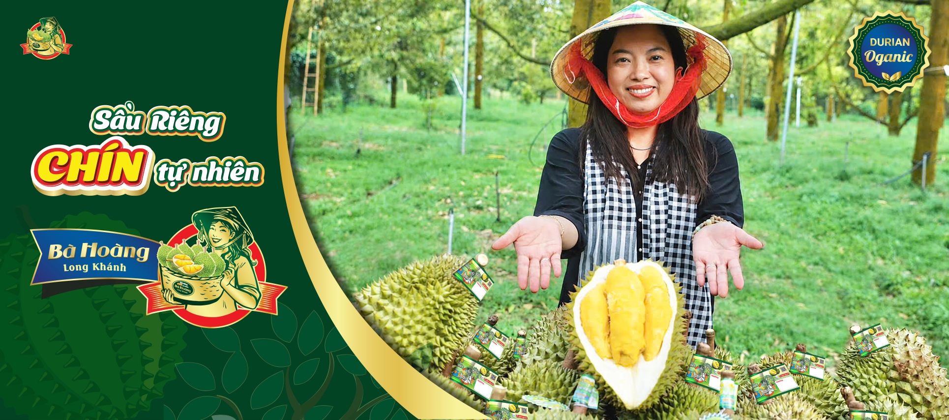 Bà Hoàng Long Khánh - Chuyên sầu riêng chín tự nhiên