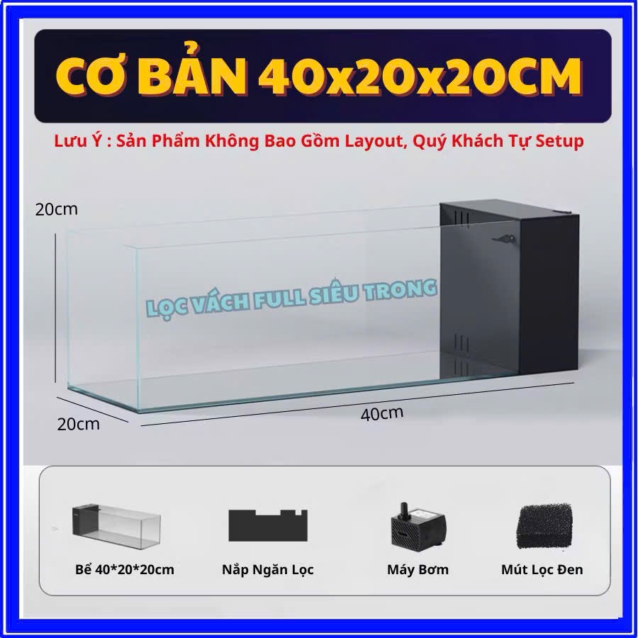 Bể lọc vách 40-20-20