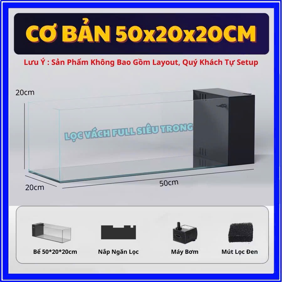 Bể lọc vách 50-20-20