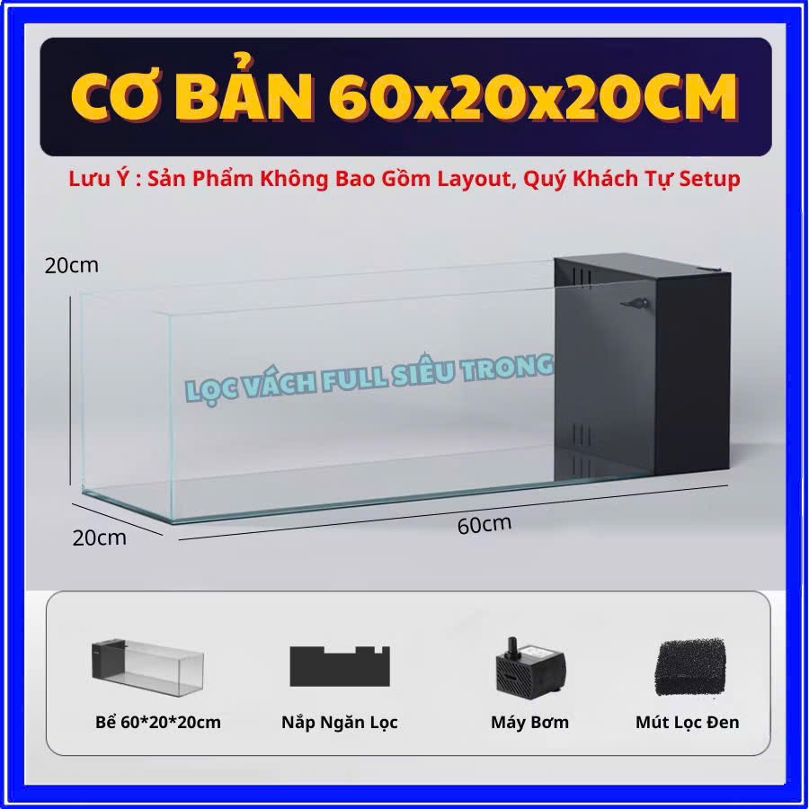 Bể lọc vách 60-20-20