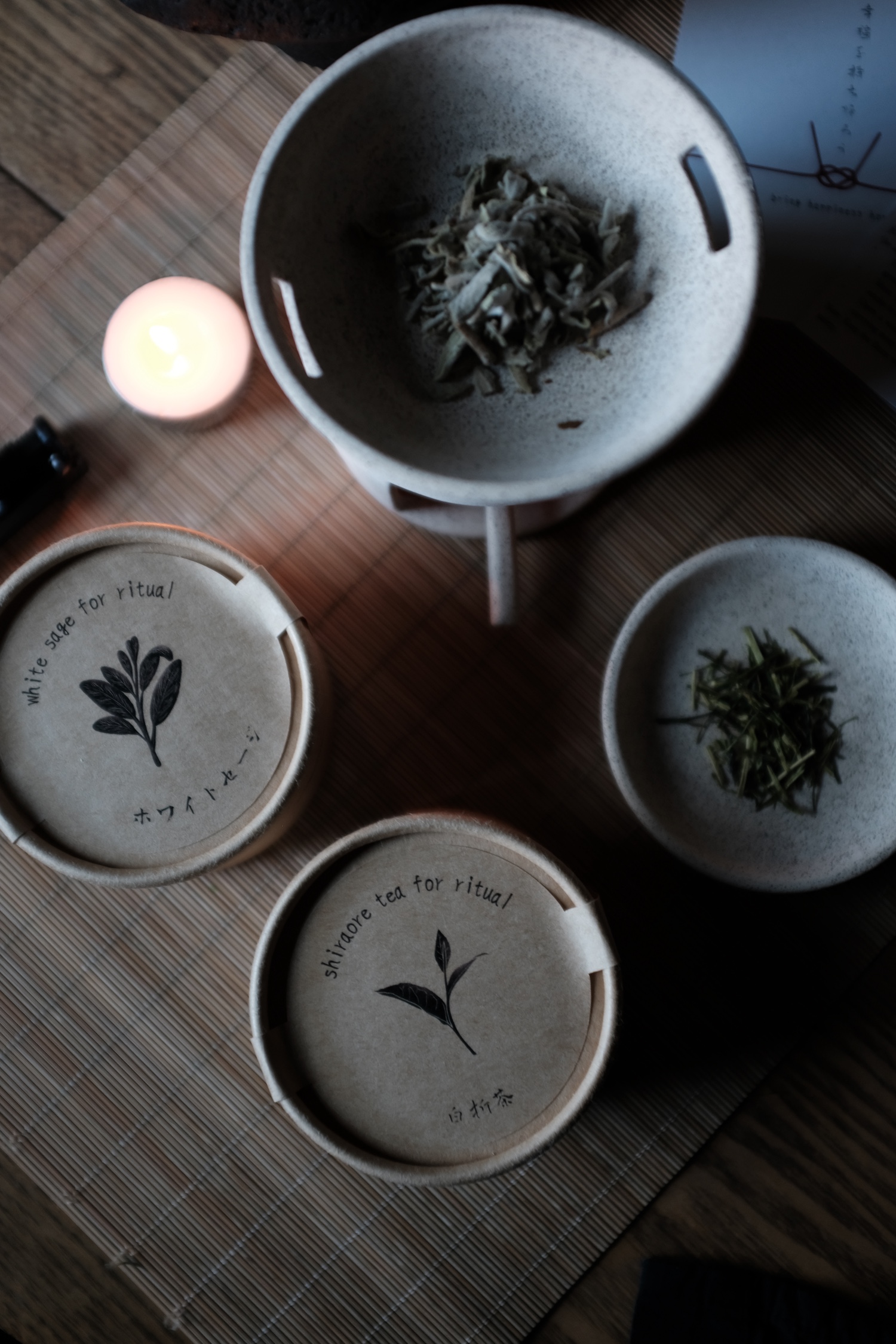 Bộ đốt hương tự nhiên - Kaori set