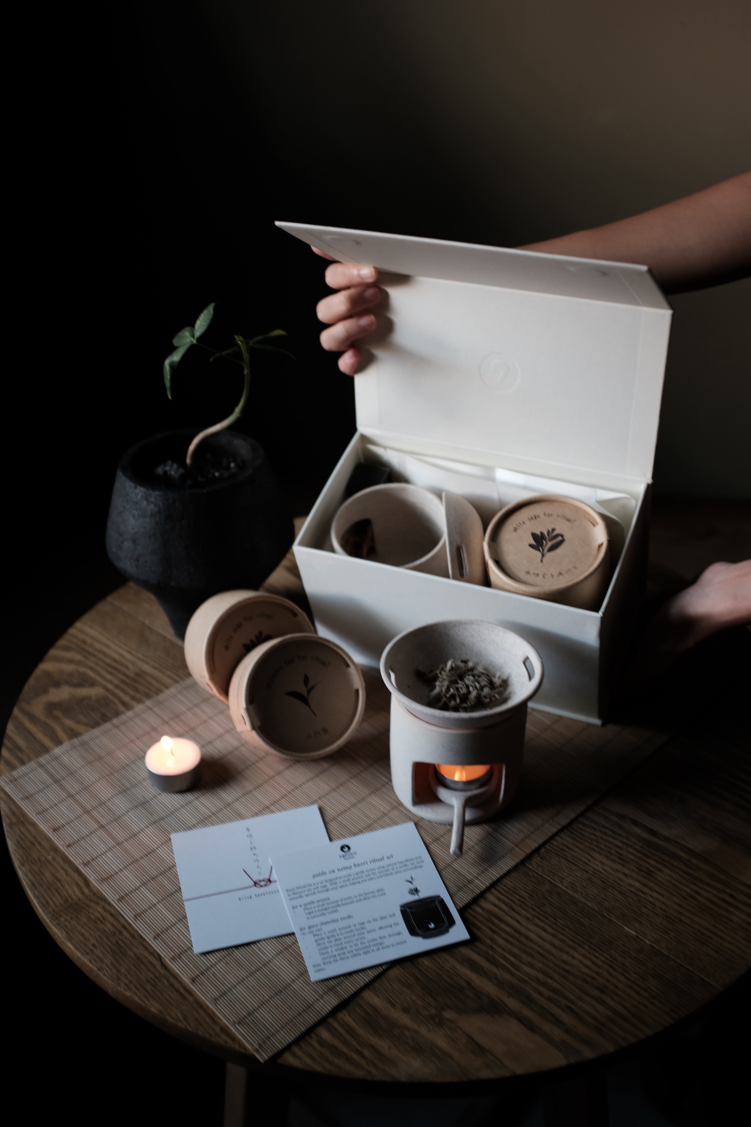 Bộ đốt hương tự nhiên - Kaori set