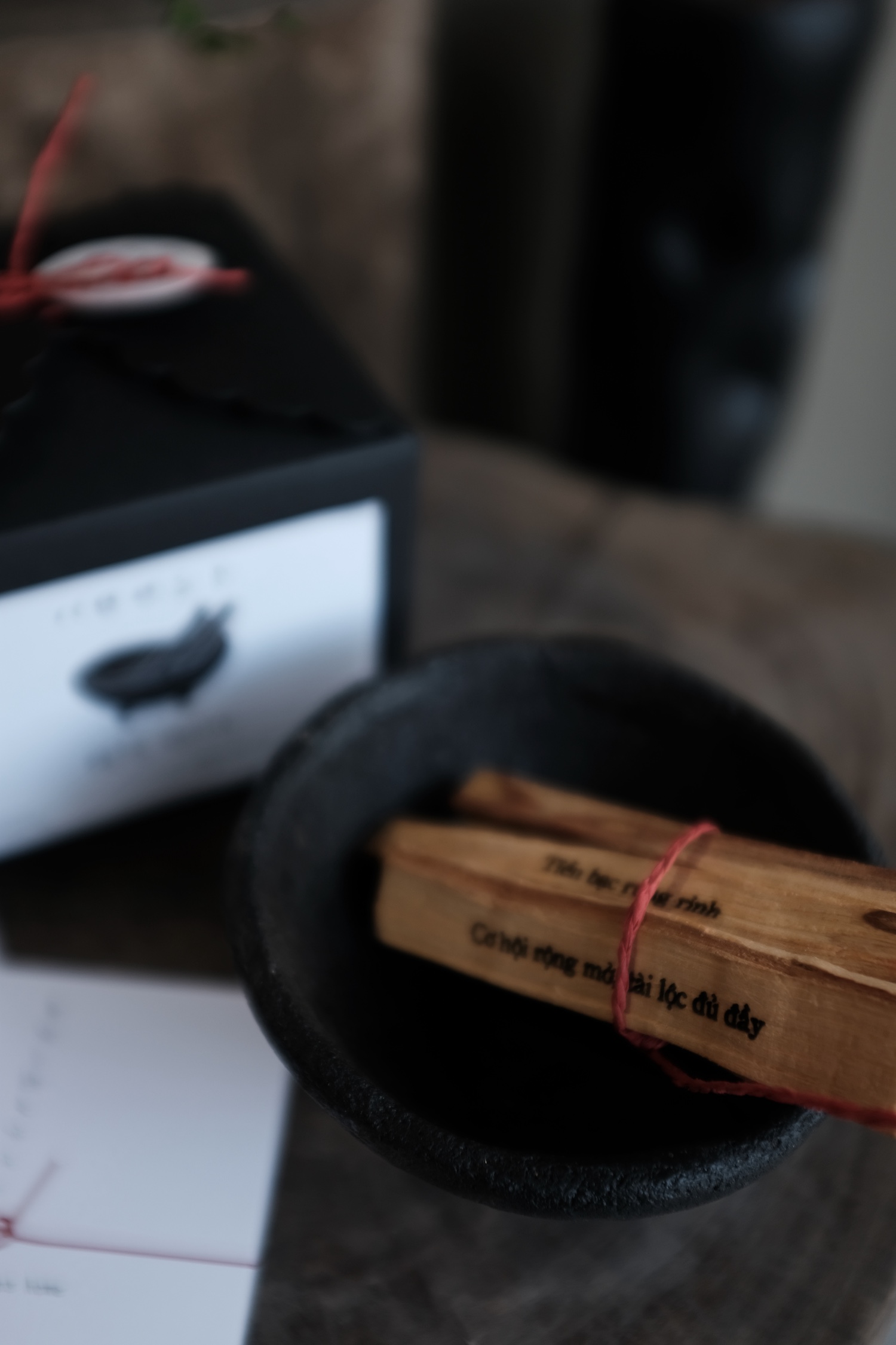 Bộ thanh gỗ trắc xanh Palo Santo (lớn) - Palo Santo (full set)