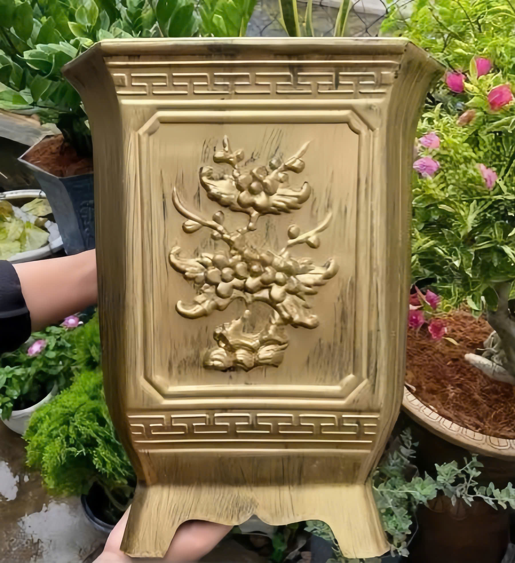 Chậu nhựa vuông TQ 3