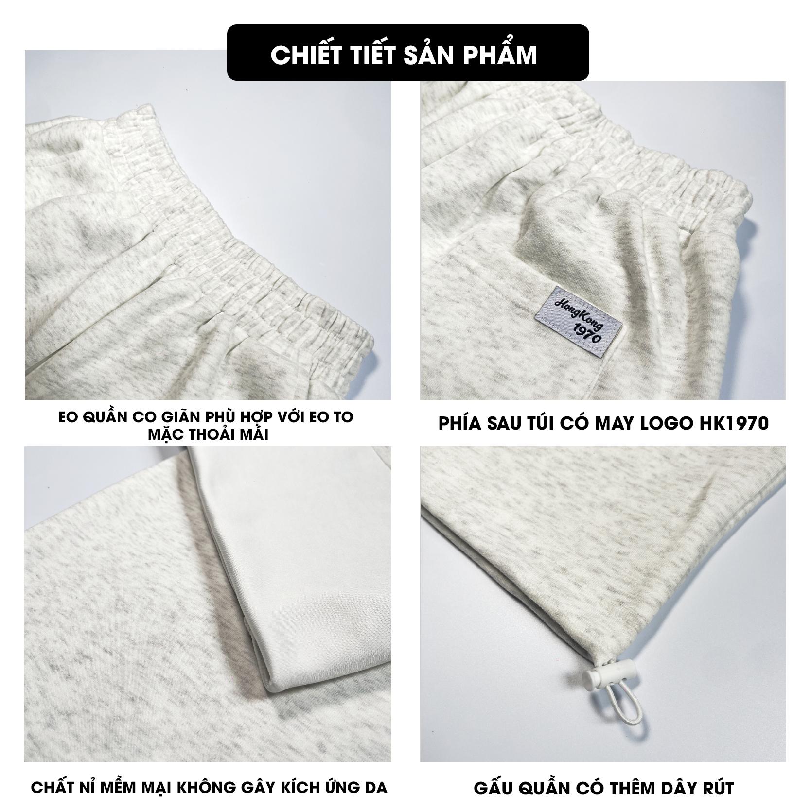 Quần Ống Rộng Có Dây Rút Chất Nỉ 2 Da Xịn Thiết kế Đường Line mới ở Ống Quần Phong Cách Streetwear Q153 Menswear Nam Pants Đen Có Túi