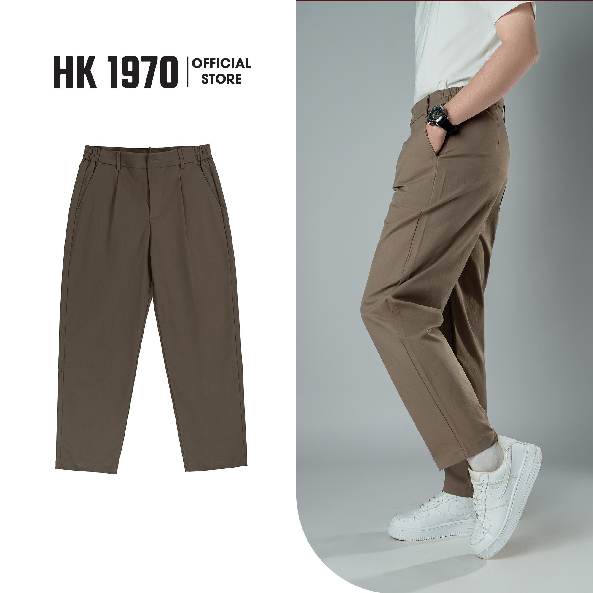 Quần Kaki Nam Co Dãn Mềm Không Xù Dáng Baggy Ống Suông, Phong Cách Hàn Quốc Trẻ Trung Q209