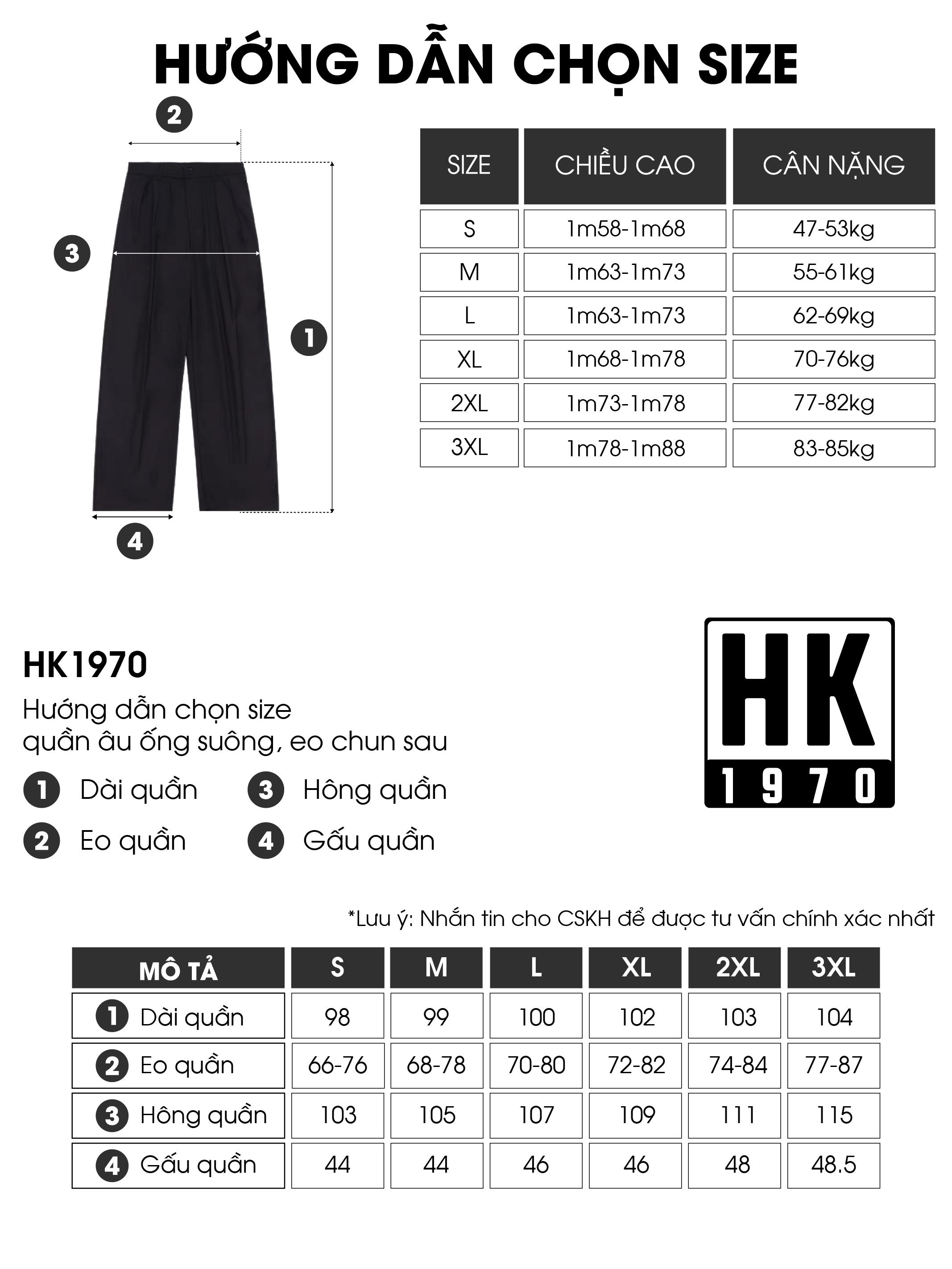 Quần Tây ốNg Rộng Xếp Ly Hk1970, Quần Âu Cạp Chun Sau Vải Rubi Mềm Mượt Thoáng Mát Phong Cách Hàn Quốc Q196