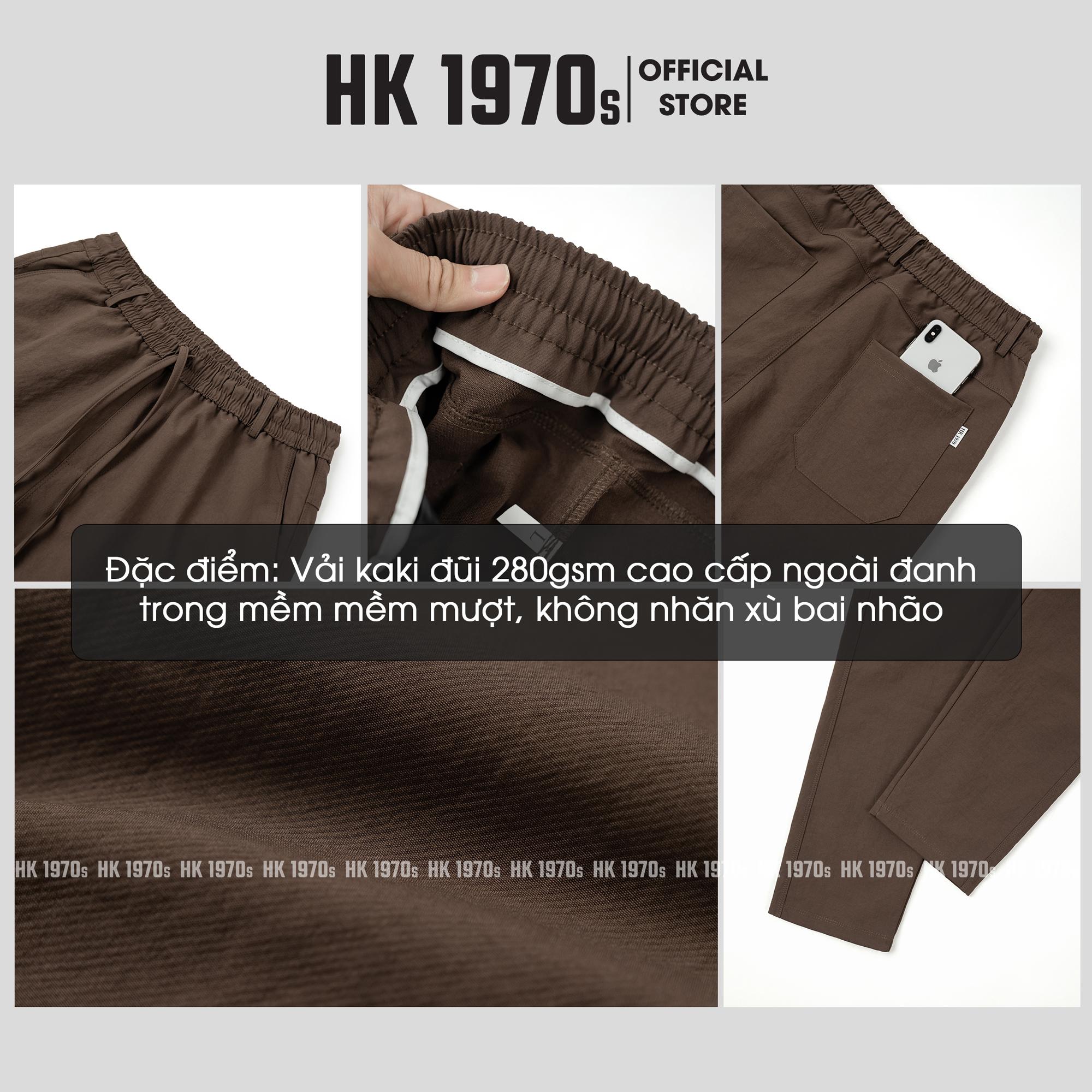 Quần Kaki Nam (Có Bụng) Eo Chun Ống Côn Vải Kaki Pha Đũi Co Giãn Nhẹ 280GSM Không Nhăn Xù Bai Nhão, Vải Cao Cấp Ngoài Đanh Trong Mềm Phong Cách Năng Động Thoải Mái Mùa Hè Q225