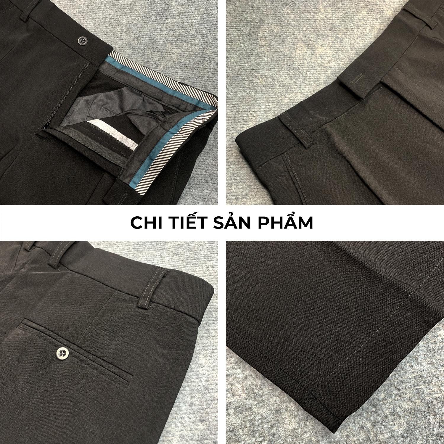 Quần âu nam, quần tây nam phong cách hàn quốc form slimfit đẹp cùng chất vải tuyết mưa ống côn Q181 Menswear Pants