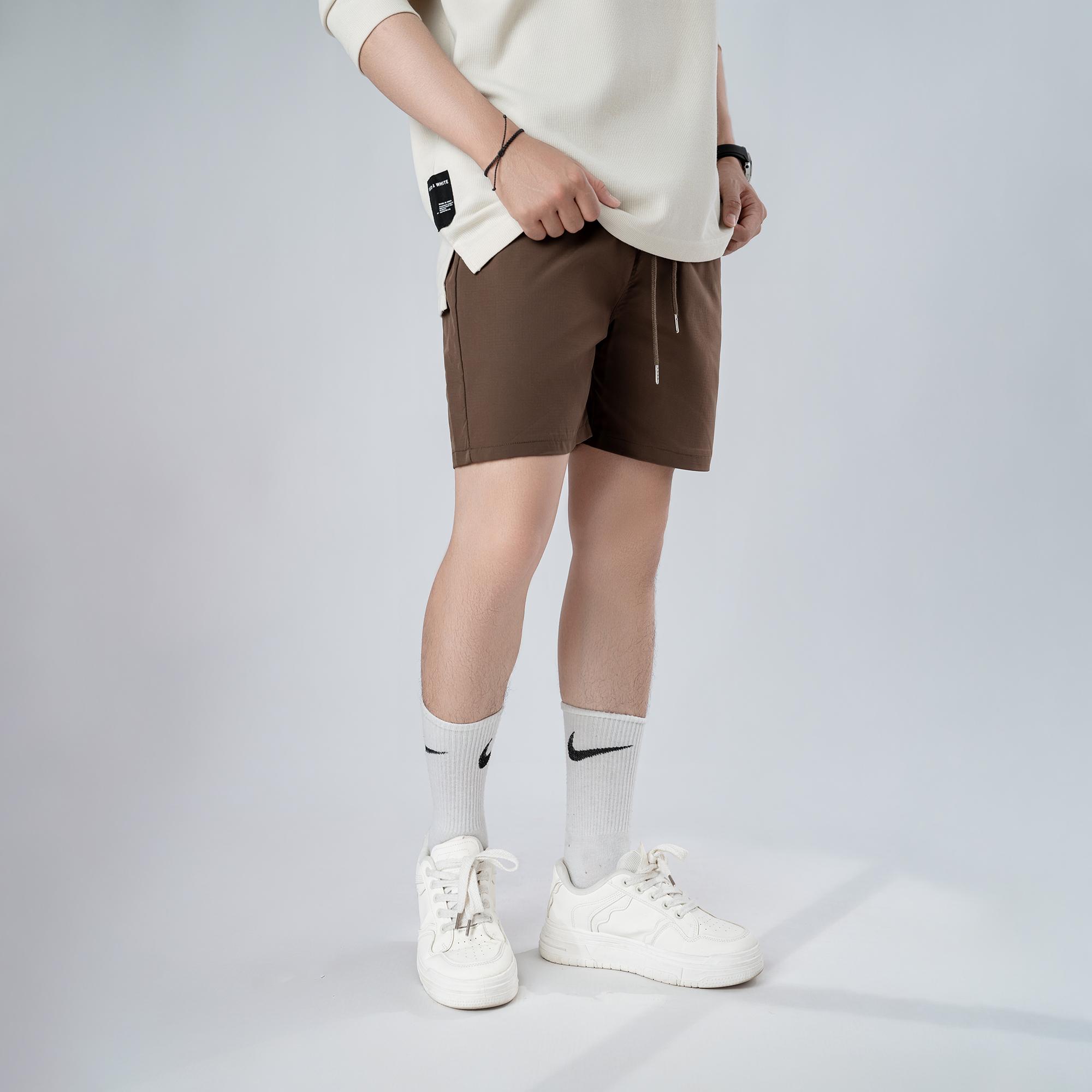 [HK1970 x THÀNH ĐƠN GIẢN] Quần Short Gió Basic Nam Nữ Unisex Chất Vải Gió Cao Cấp Mềm Mịn Form Ống Ngang Gối Q211