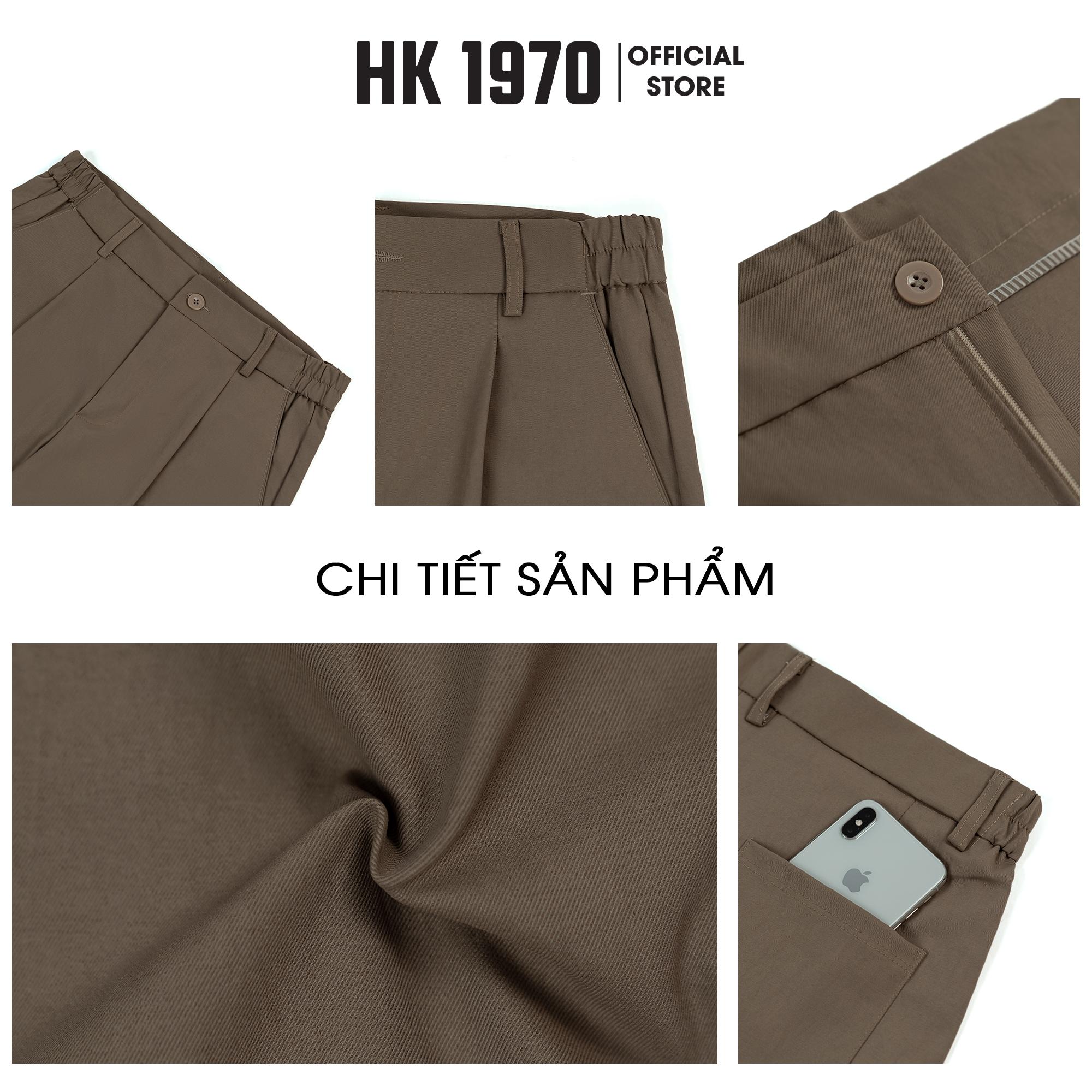 Quần Kaki Nam Co Dãn Mềm Không Xù Dáng Baggy Ống Suông, Phong Cách Hàn Quốc Trẻ Trung Q209