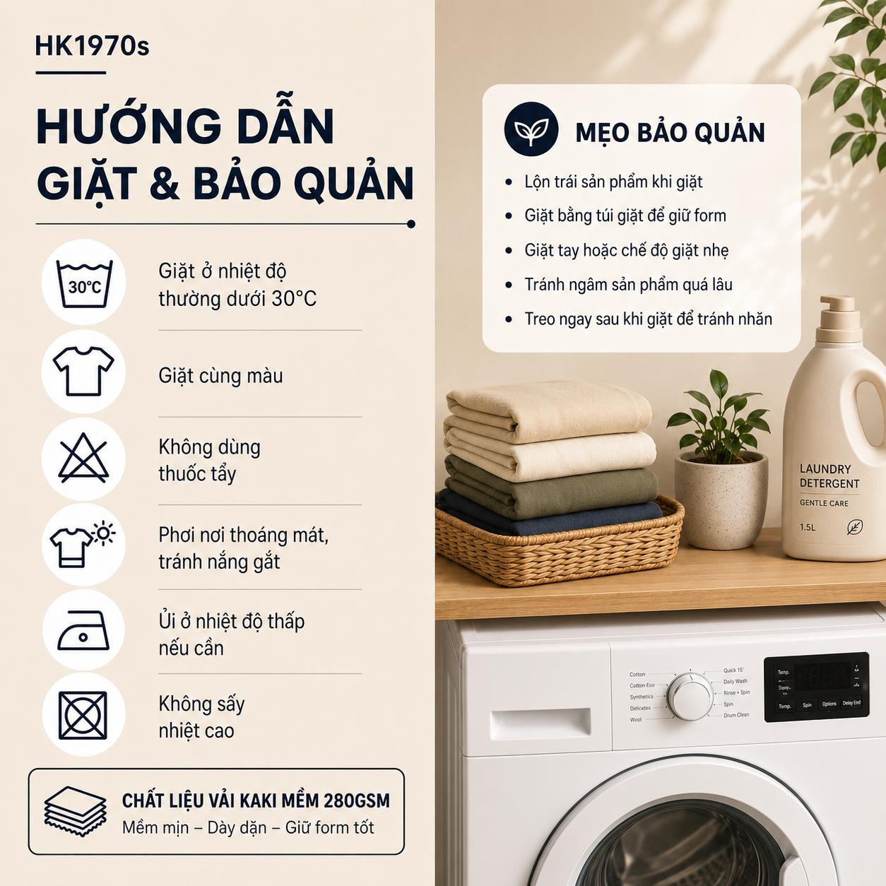 Quần Túi Hộp Dáng Suông, Quần Túi Hộp Vải KaKi Nam Nữ Phong Cách Đường Phố Đơn Giản Basic Q219 Menswear Pants Kaki