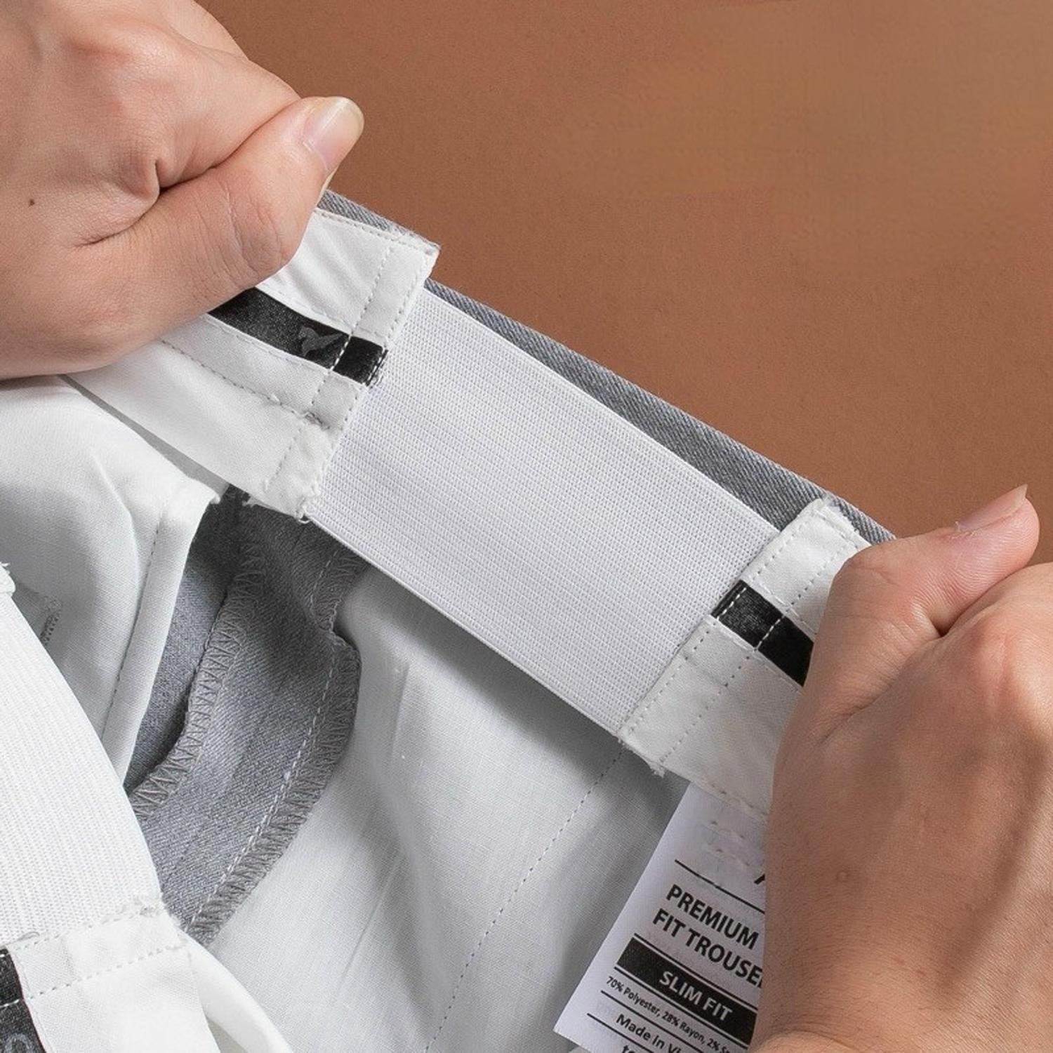 Quần Âu Cạp Điều Chỉnh Độ Rộng Vòng Eo Form Dáng Baggy, Quần Tây Nam Phong Cách Hàn Quốc Co Giãn Q141 Menswear Pants