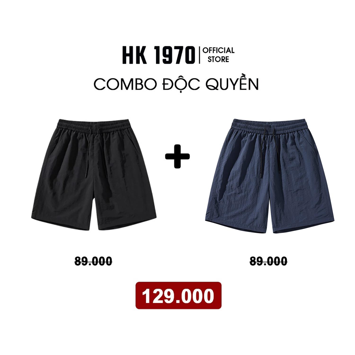 Quần Short Gió Nhăn Nam Nữ Unisex 150GSM Chất Vải Gió Nhăn Cao Cấp Mềm Mịn Form Ống Rộng Oversize Dài Ngang Gối Q210