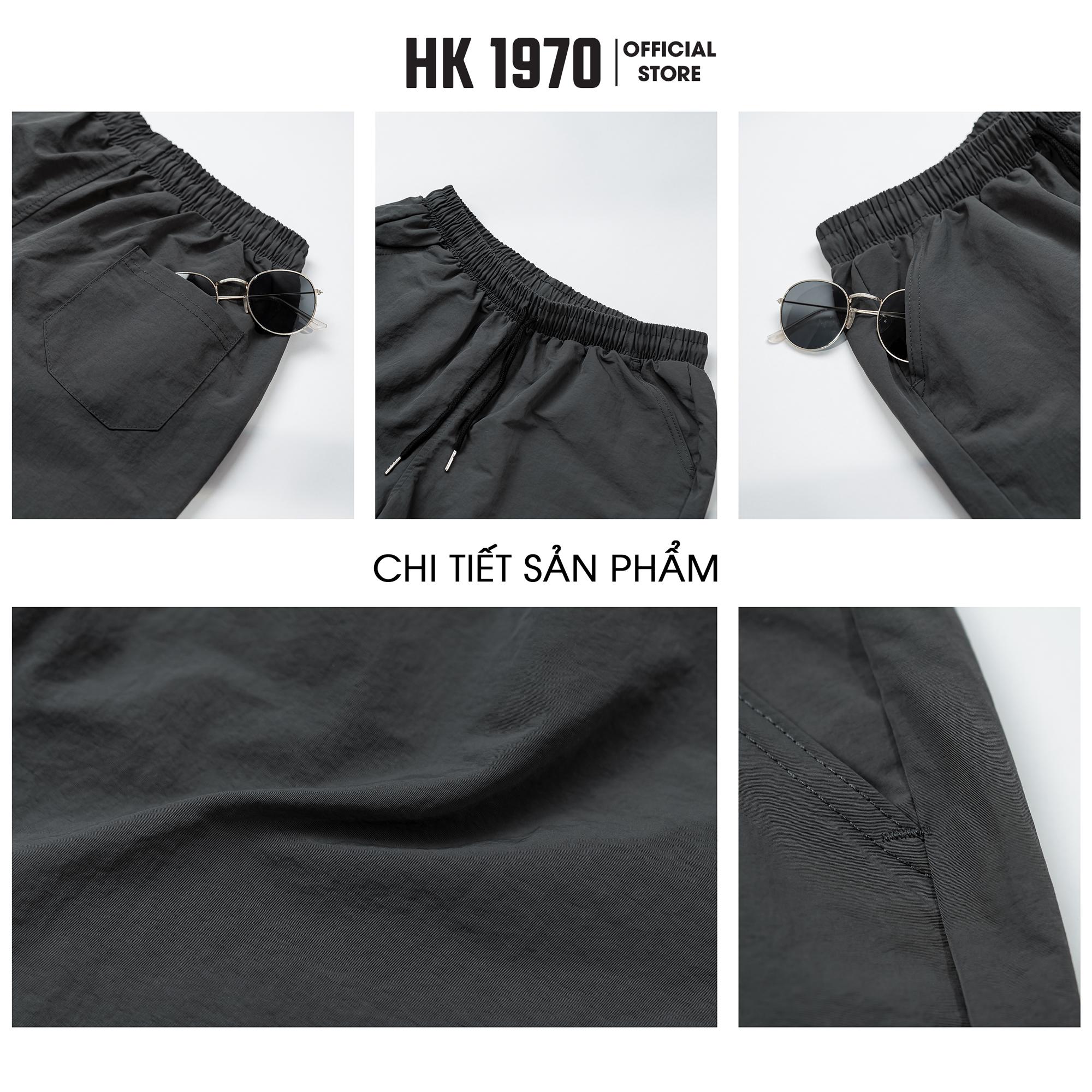 Quần Short Gió Nhăn Nam Nữ Unisex 150GSM Chất Vải Gió Nhăn Cao Cấp Mềm Mịn Form Ống Rộng Oversize Dài Ngang Gối Q210