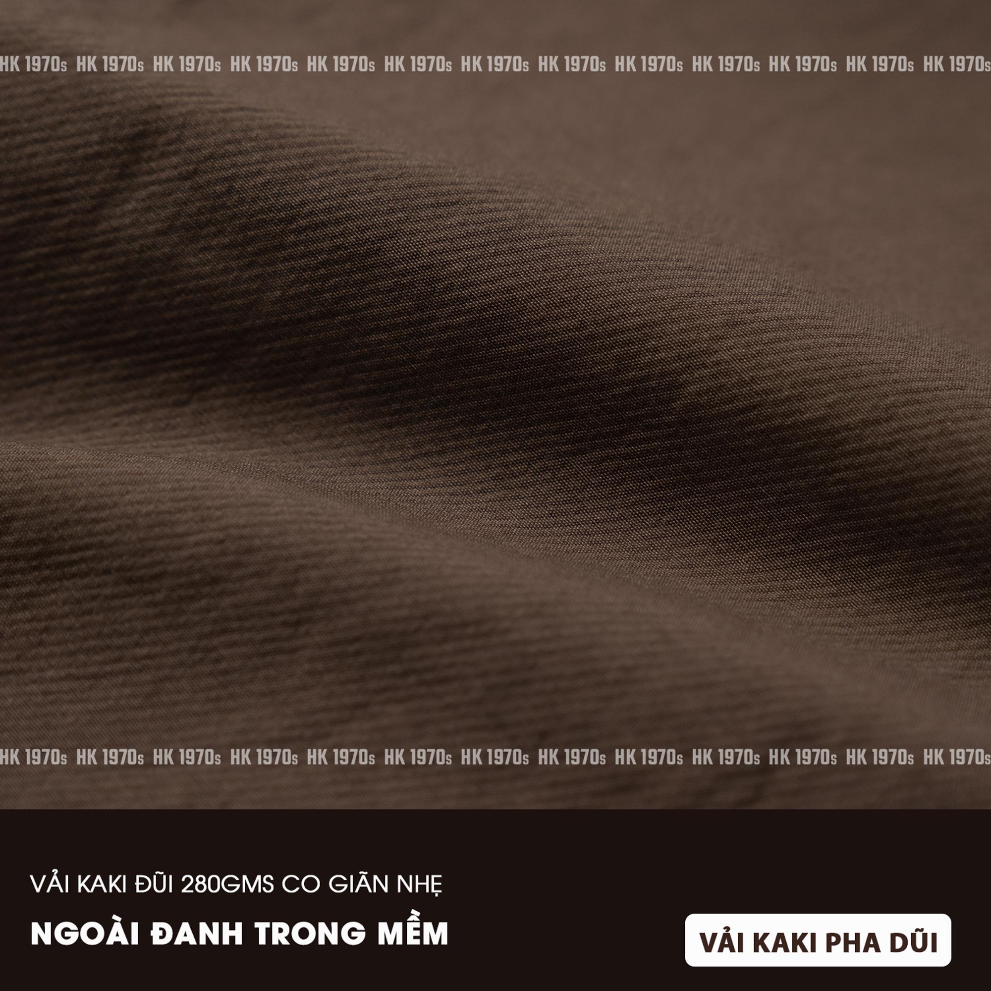 Quần Short Kaki [Form Trên Gối] Vải Kaki Gió Co Giãn Nhẹ 280GSM Không Nhăn Xù Bai Nhão Mặc Mùa Hè  Thoải Mái Q334