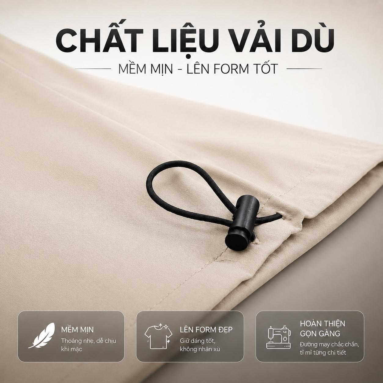 Quần Ống Rộng Nam Nữ Có Dây Rút Unisex, Quần Túi Hộp Vải Dù Phong Cách Hiphop Đường Phố Q130 Nam Menswear Pants Đen Trắng