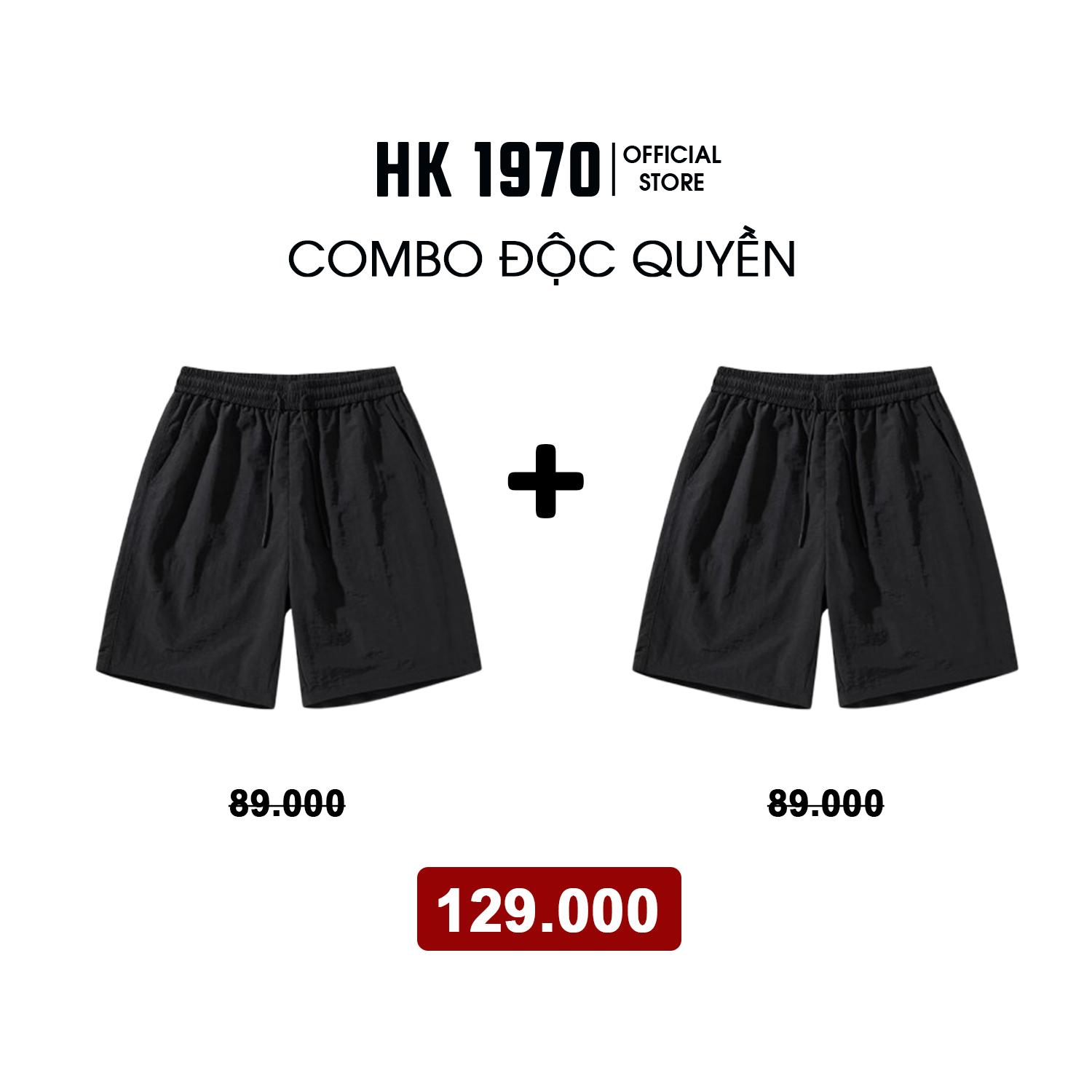 Quần Short Gió Nhăn Nam Nữ Unisex 150GSM Chất Vải Gió Nhăn Cao Cấp Mềm Mịn Form Ống Rộng Oversize Dài Ngang Gối Q210