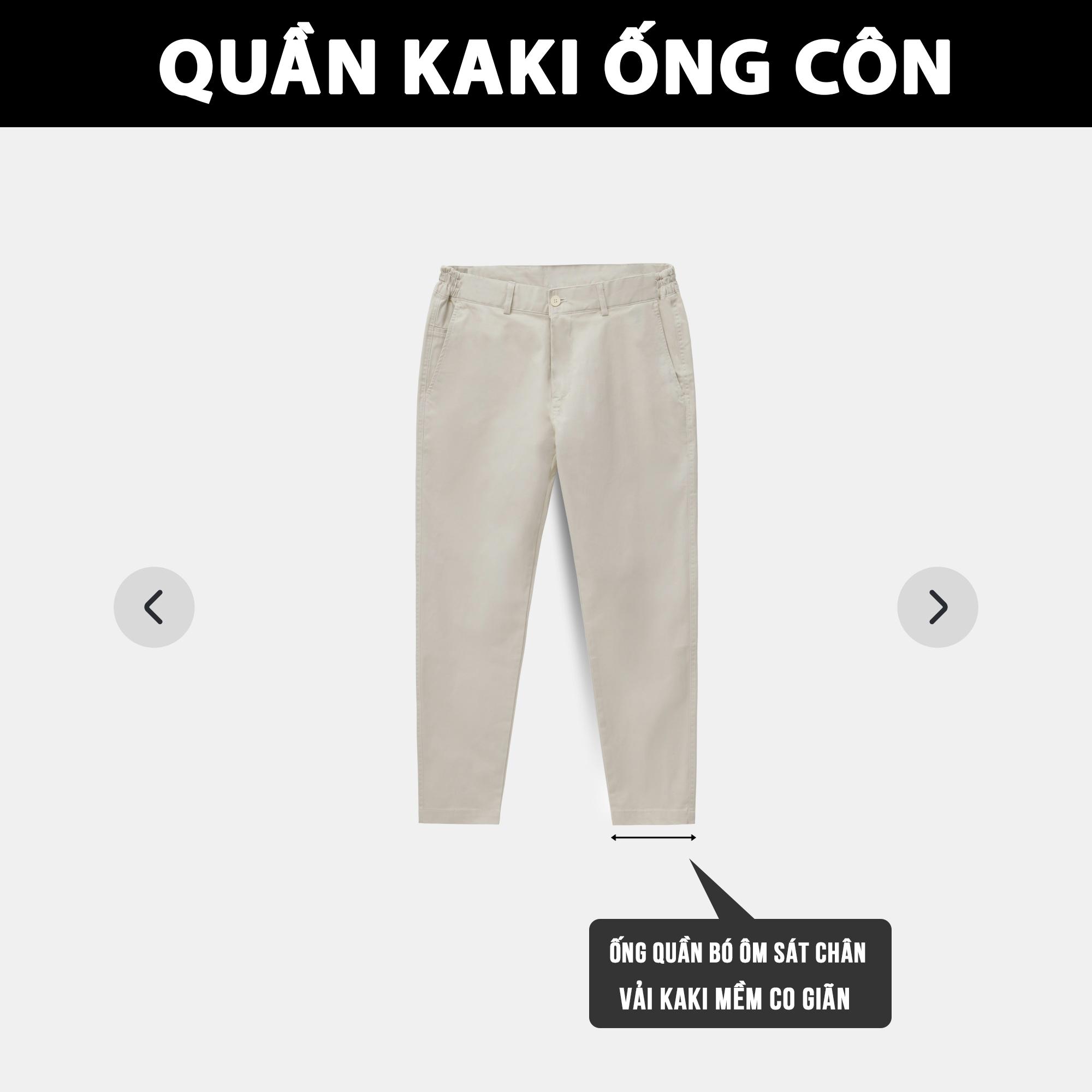 Quần Kaki Nam Co Dãn Mềm Không Xù Dáng Baggy Ống Suông, Phong Cách Hàn Quốc Trẻ Trung Q209
