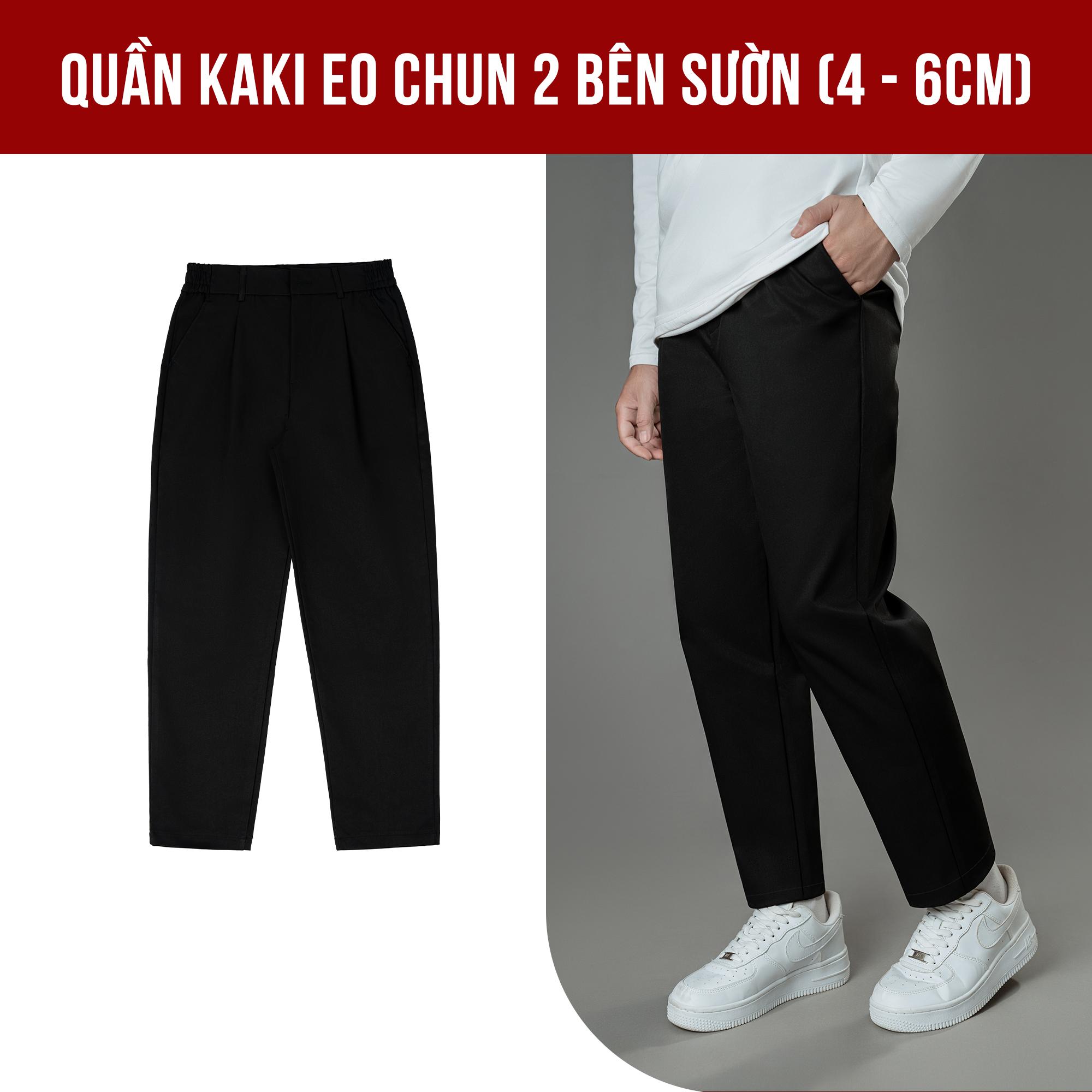 Quần KaKi Nam Sitetab Chỉnh Eo Linh Hoạt, Vải Kaki 280gsm Mềm Mượt Thiết kế Cạp Cao Form Dáng Baggy Phong Cách Hàn Quốc Q221