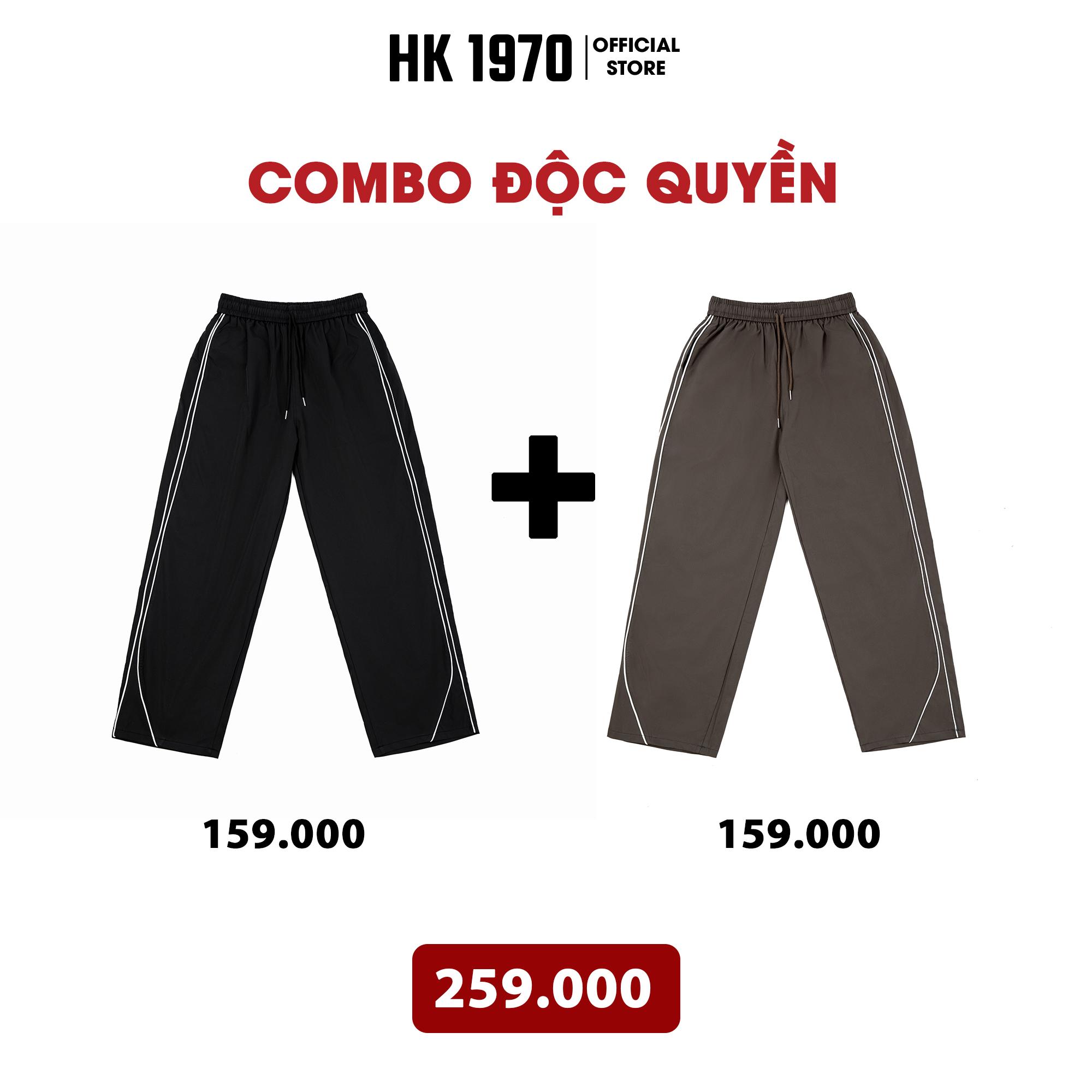 Quần Ống Suông Dáng Rộng Nam Nữ Chất Gió Thể Thao Co Giãn Nhẹ Mềm Mịn Thoáng Mát, Dáng Rộng Trẻ Trung Dễ Phối Đồ Thời Trang Q218