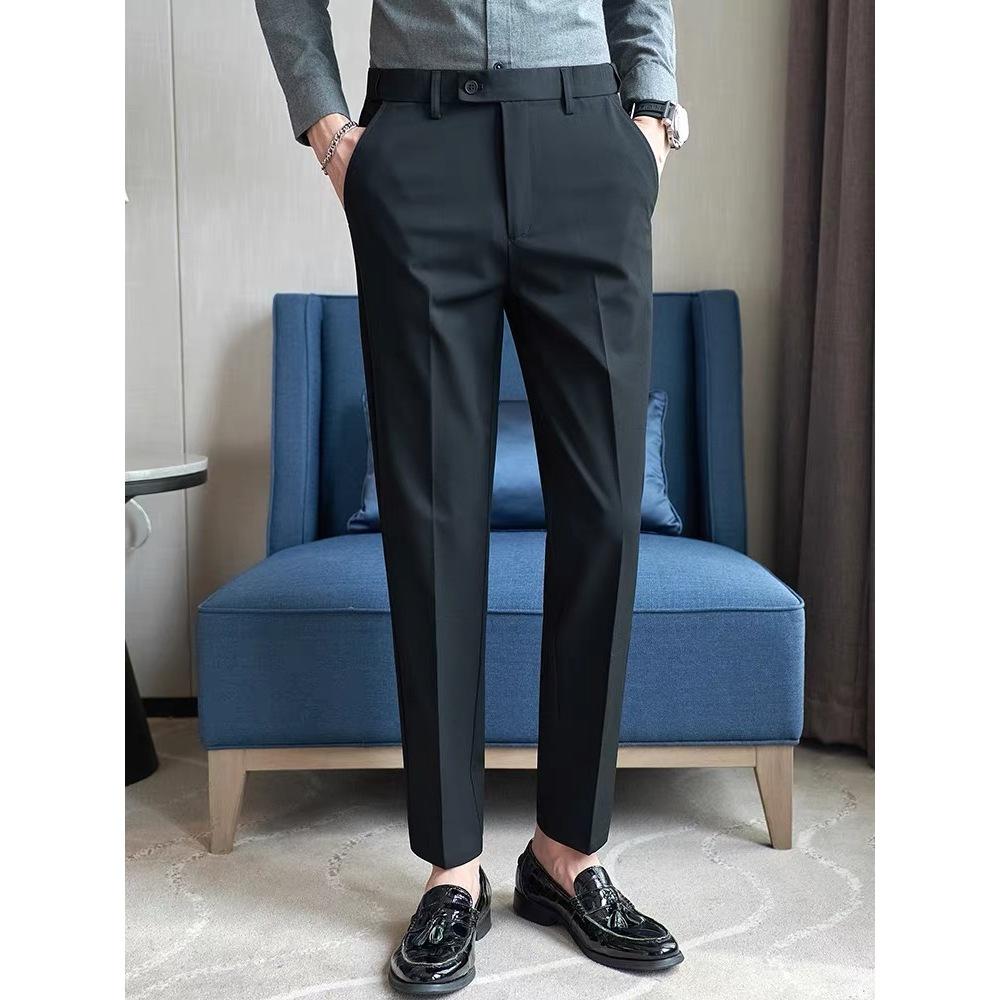Quần âu nam, quần tây nam phong cách hàn quốc form slimfit đẹp cùng chất vải tuyết mưa ống côn Q181 Menswear Pants