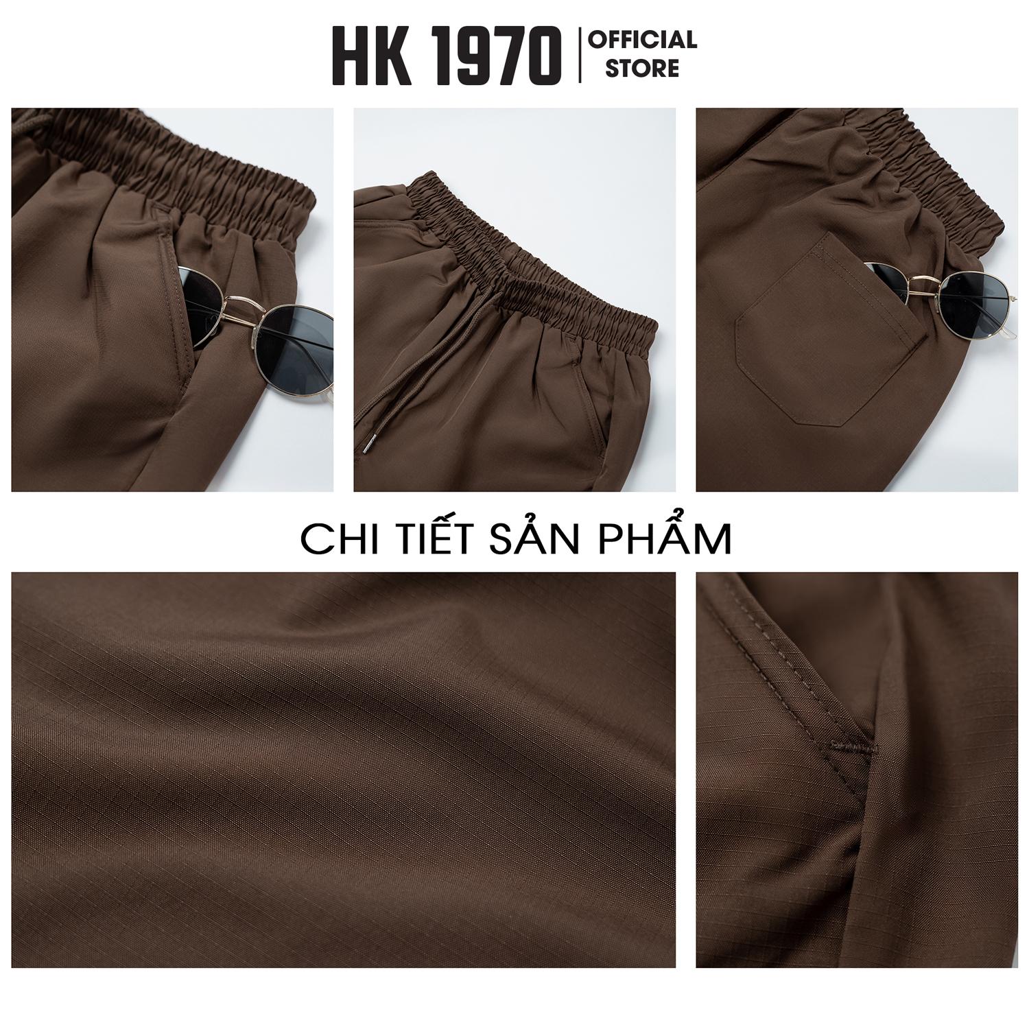 [HK1970 x THÀNH ĐƠN GIẢN] Quần Short Gió Basic Nam Nữ Unisex Chất Vải Gió Cao Cấp Mềm Mịn Form Ống Ngang Gối Q211