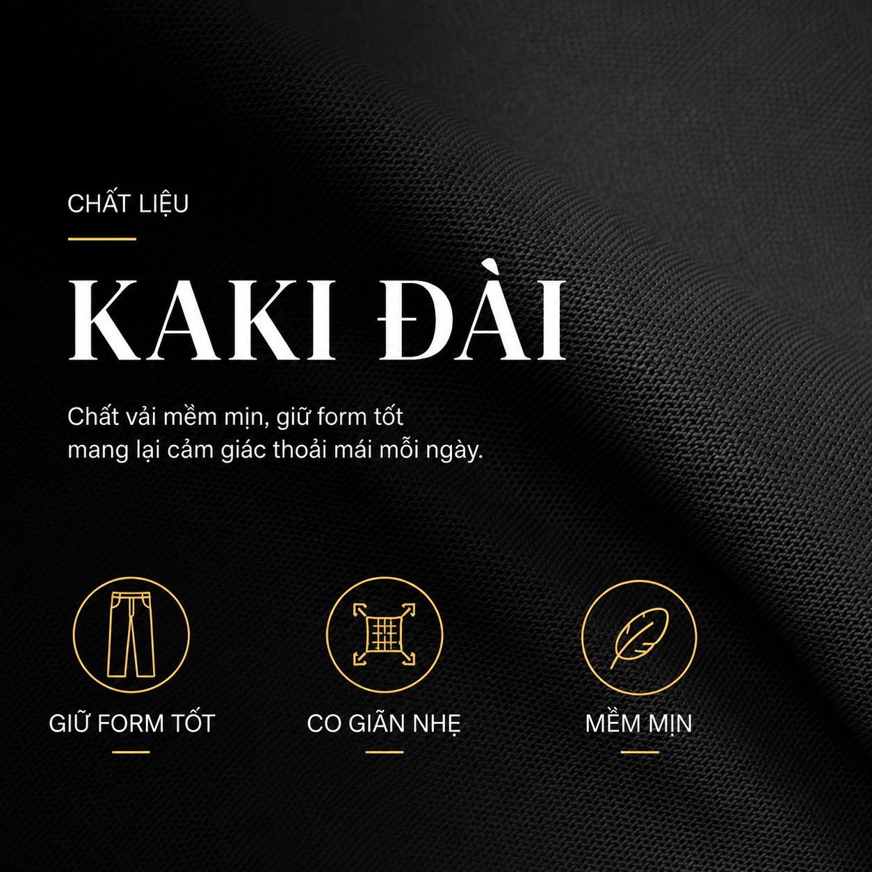 Quần Dài Kaki Nam Quần Ống Rông Cạp Chun Sau Vải Kaki Đài Mềm Mịn Co Giãn Nhẹ Form Rộng Thiết Kế Mới Phong Cách Đường Phố Q250