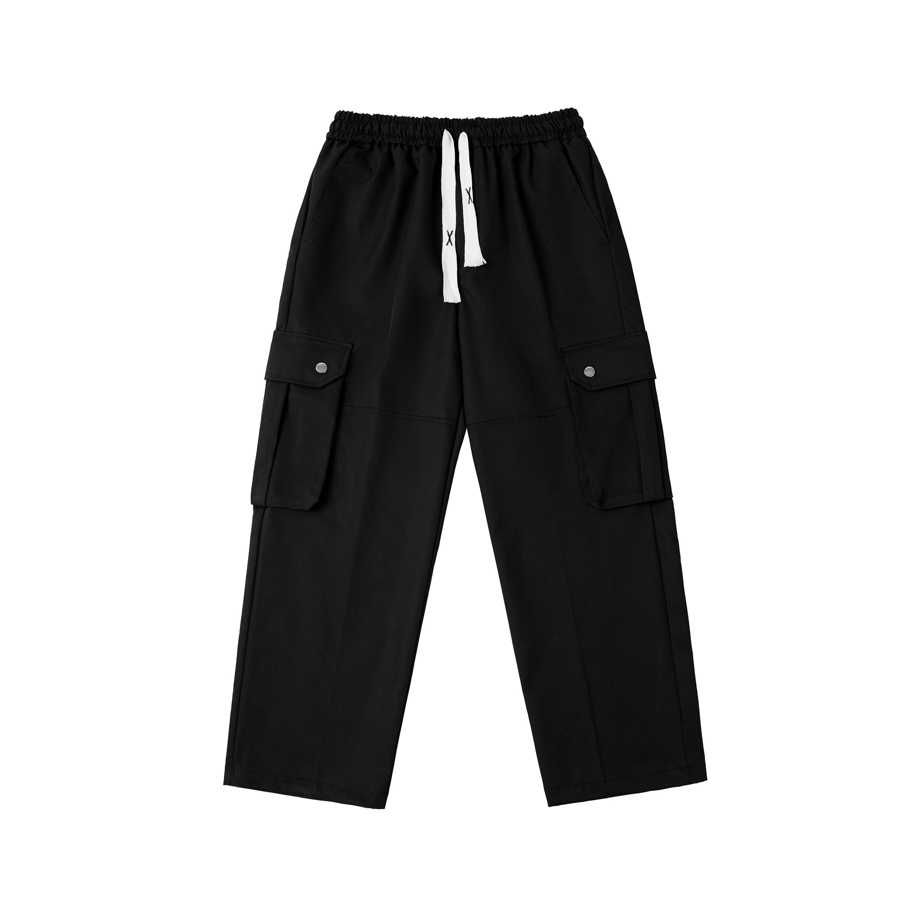 Quần Túi Hộp Dáng Suông, Quần Túi Hộp Vải KaKi Nam Nữ Phong Cách Đường Phố Đơn Giản Basic Q219 Menswear Pants Kaki