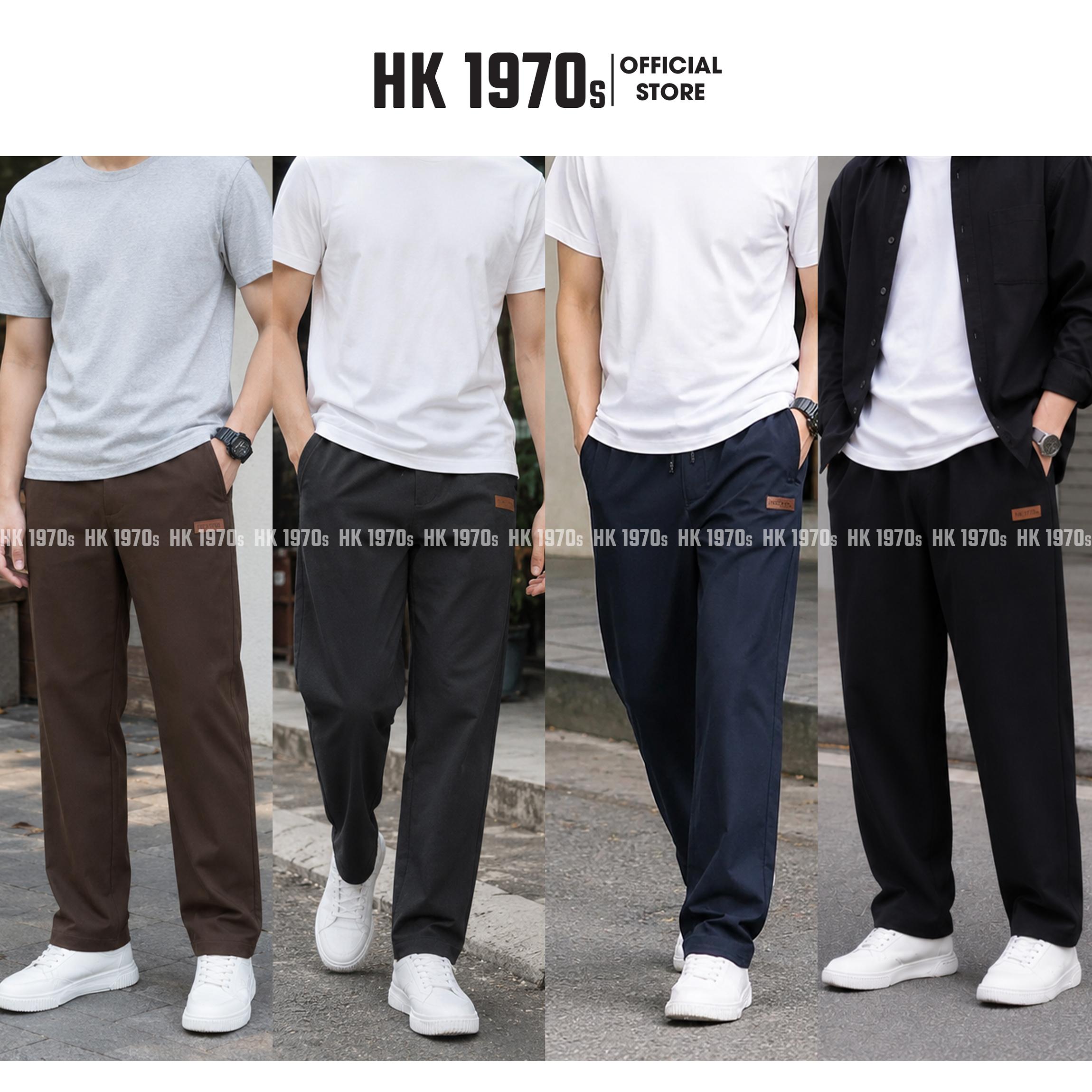 Quần Kaki Nam Dáng Ống Đứng Cạp Chun 80% Vải Kaki Đài Mềm Mịn Co Giãn Nhẹ Ống Suông Form Regular Phong Cách Trẻ Trung Năng Động Q246