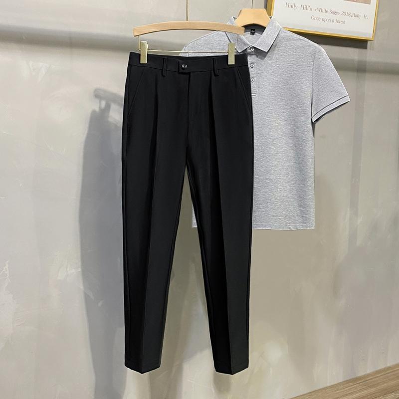Quần âu nam, quần tây nam phong cách hàn quốc form slimfit đẹp cùng chất vải tuyết mưa ống côn Q181 Menswear Pants
