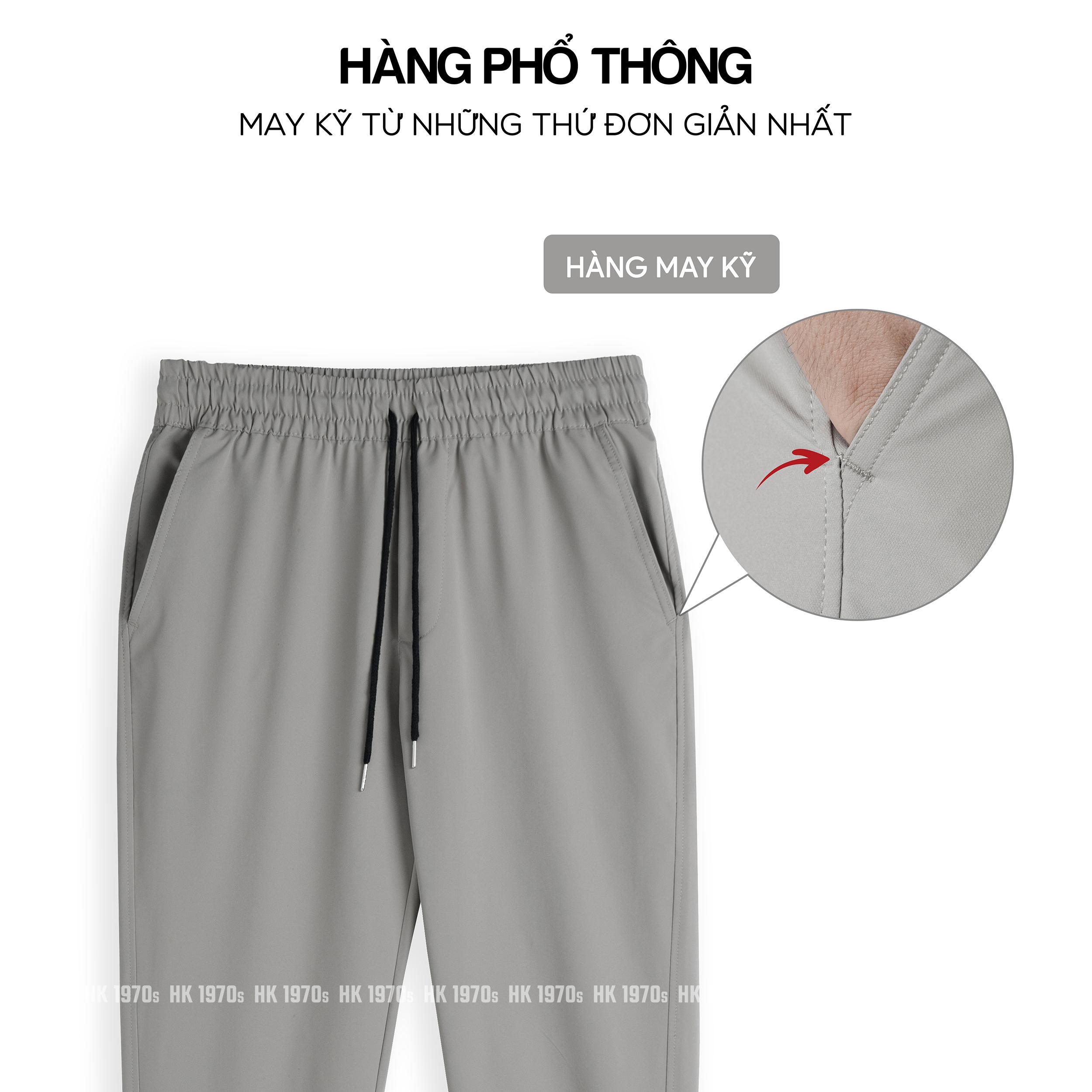 Quần Jogger Nam Vải Gió Thể Thao Mềm Mịn, Co Giãn Nhẹ  Ống Jogger Bo Gấu Phong Cách Thể Thao Thoải Mái, Năng Động Q241