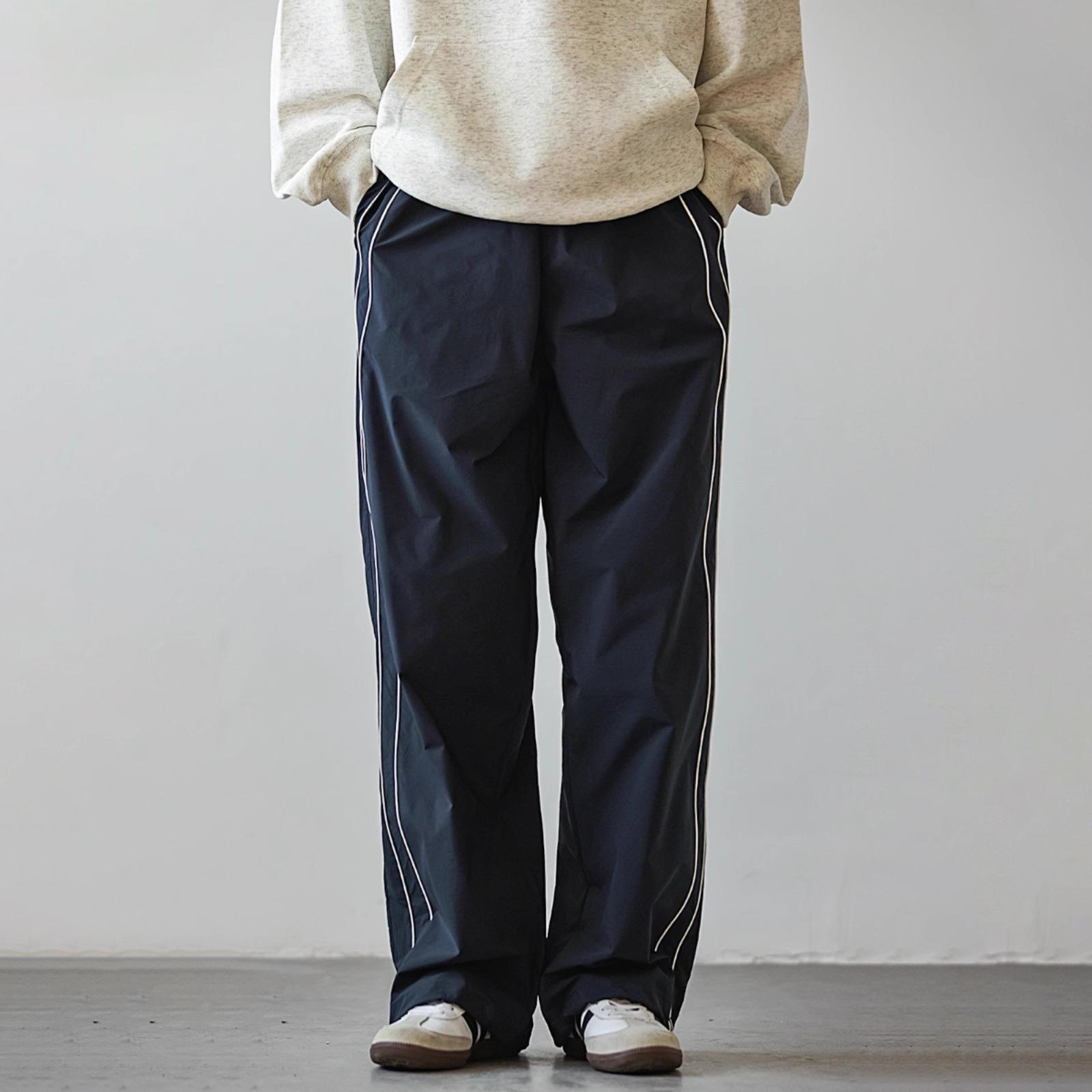 Quần Thể Thao Nam Nữ Có Dây Rút Chất, Dáng Rộng Trẻ Trung Dễ Phối Đồ Thời Trang - Q184 Menswear Pants quần _ gió nam