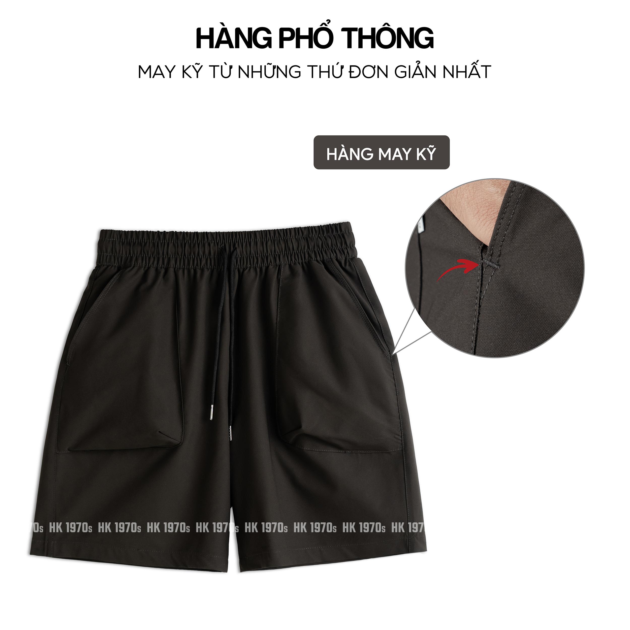 Quần Short Gió Thể Thao [Fom Trên Gối] Vải Gió Thể Thao  Nhẹ Thoáng Khí Form Regular Phong Cách Basic Q235
