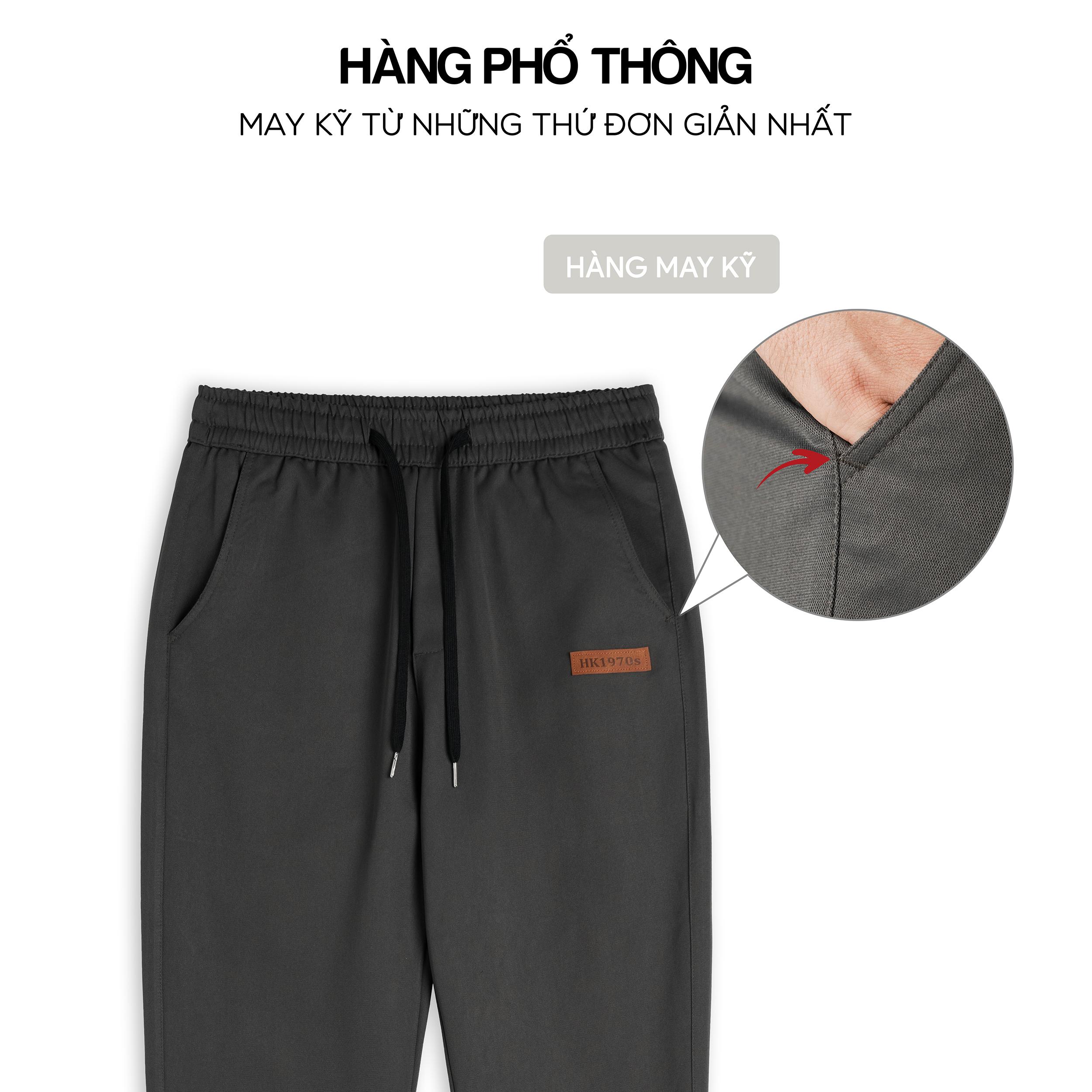 Quần Dài Kaki Nam Quần Jogger Cạp Chun Vải Kaki Đài Mềm Mịn Co Giãn Nhẹ Ống Jogger Form Regular Phong Cách Trẻ Trung Năng Động Q248
