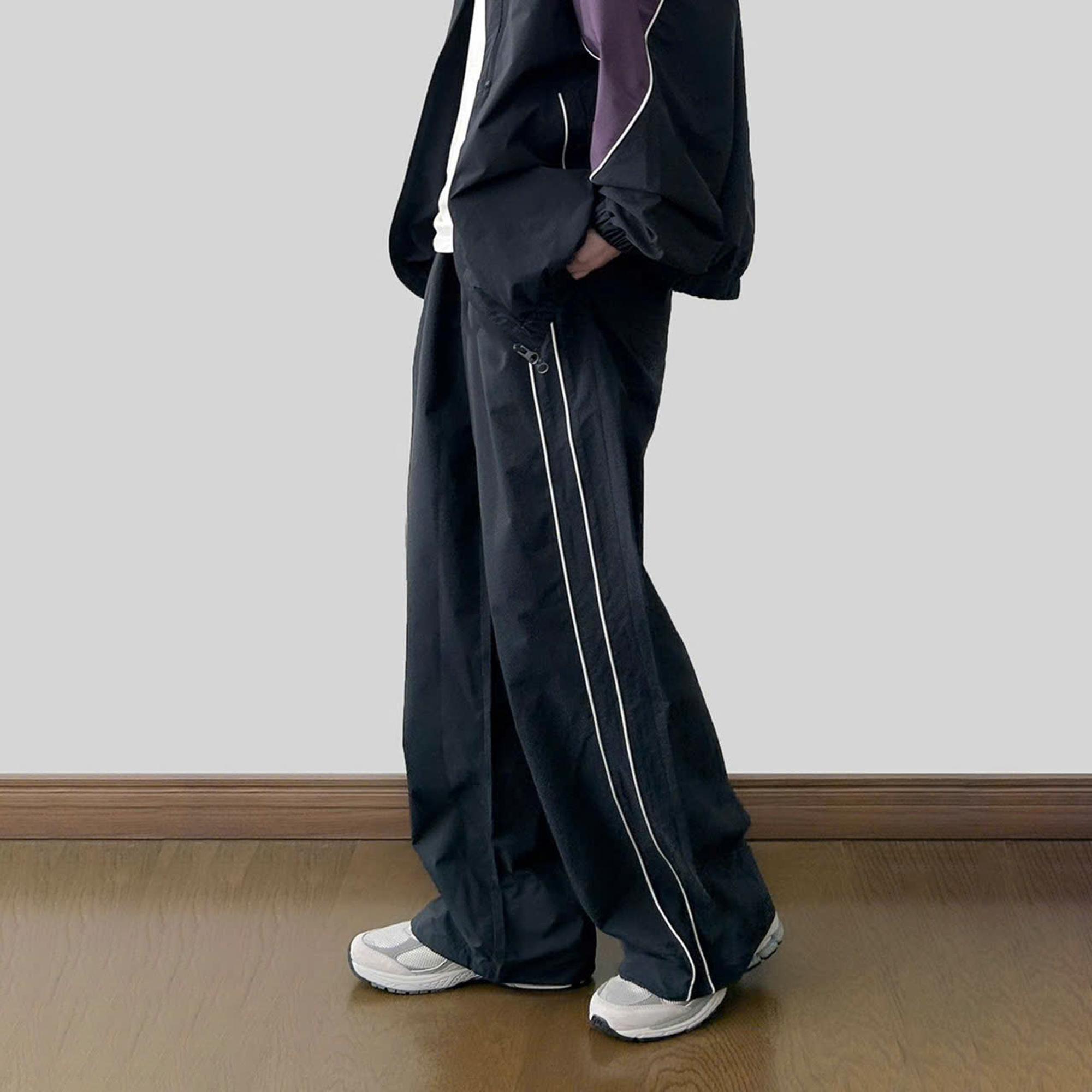 Quần Thể Thao Nam Nữ Có Dây Rút Chất, Dáng Rộng Trẻ Trung Dễ Phối Đồ Thời Trang - Q184 Menswear Pants quần _ gió nam