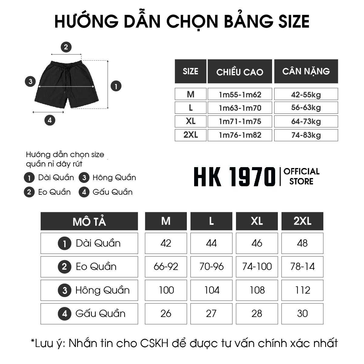 [HK1970 x THÀNH ĐƠN GIẢN] Quần Short Gió Basic Nam Nữ Unisex Chất Vải Gió Cao Cấp Mềm Mịn Form Ống Ngang Gối Q211