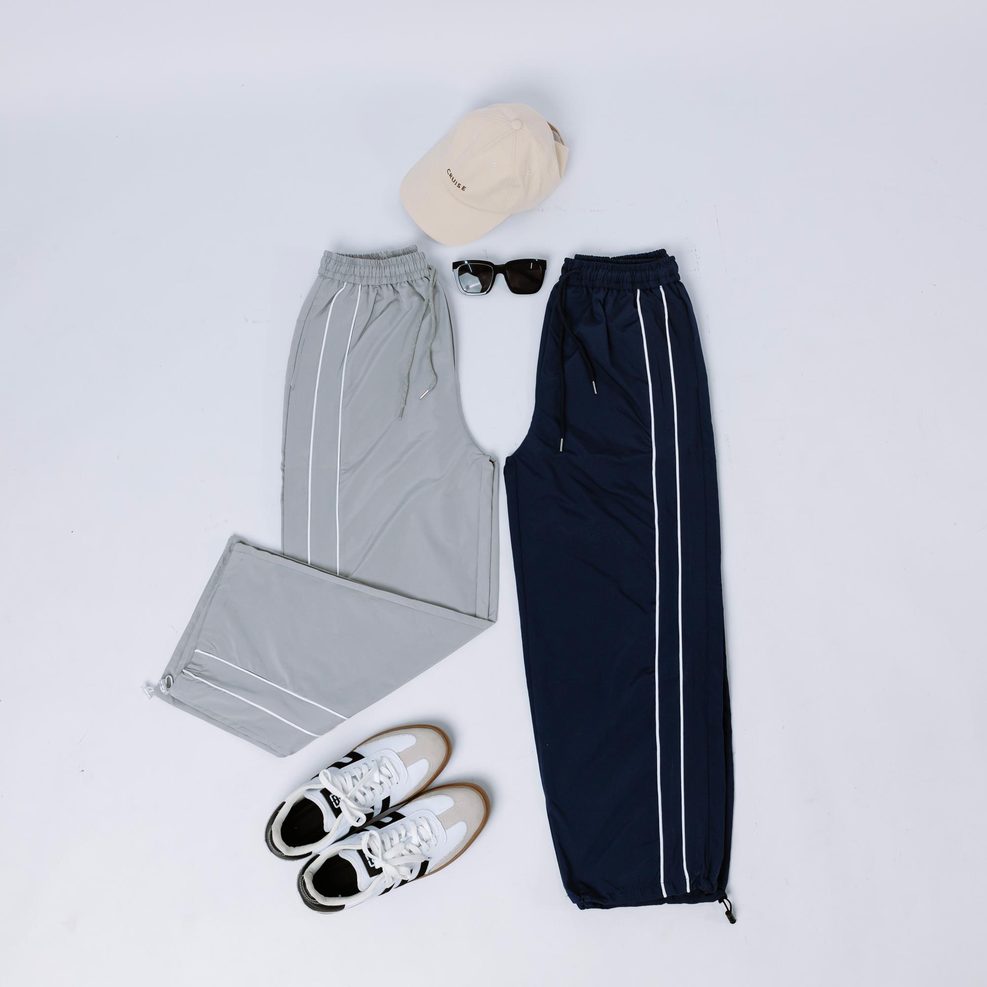 Quần Thể Thao Nam Nữ Có Dây Rút Chất, Dáng Rộng Trẻ Trung Dễ Phối Đồ Thời Trang - Q184 Menswear Pants quần _ gió nam