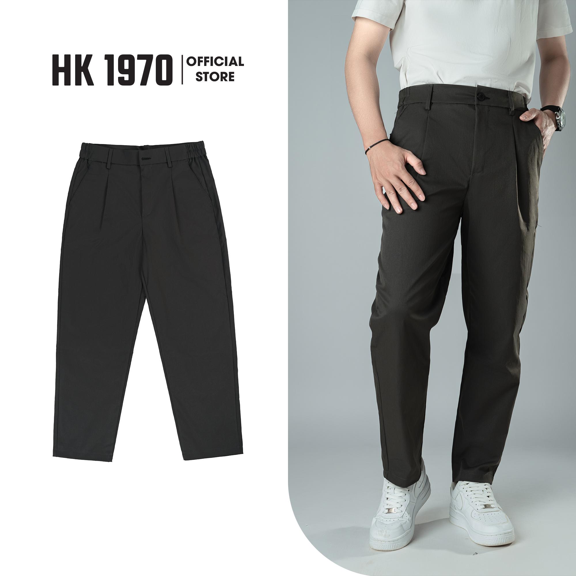 Quần Kaki Nam Co Dãn Mềm Không Xù Dáng Baggy Ống Suông, Phong Cách Hàn Quốc Trẻ Trung Q209