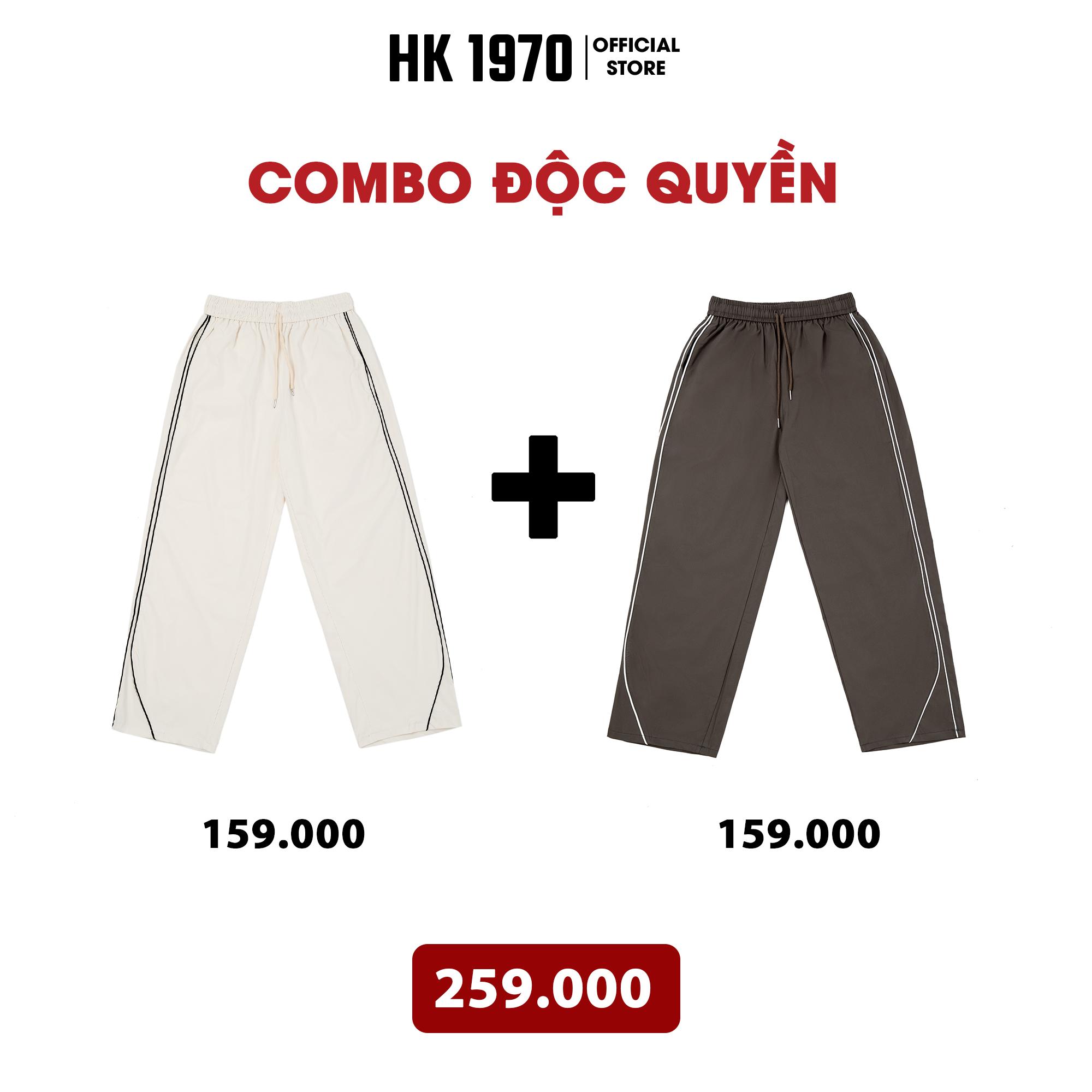 Quần Ống Suông Dáng Rộng Nam Nữ Chất Gió Thể Thao Co Giãn Nhẹ Mềm Mịn Thoáng Mát, Dáng Rộng Trẻ Trung Dễ Phối Đồ Thời Trang Q218