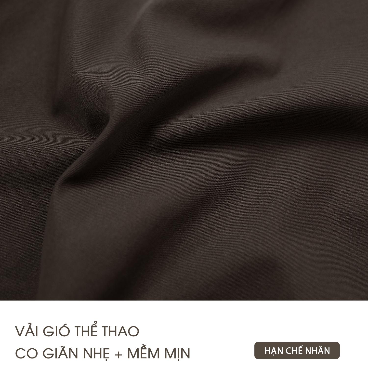 Quần Gió Thể Thao Nam Mềm Mịn Co Giãn Nhẹ Cho Mùa Hè Thoáng Mát Dáng Ống Côn Có Chiết Ly Gấu Quần gió thể thao Q224