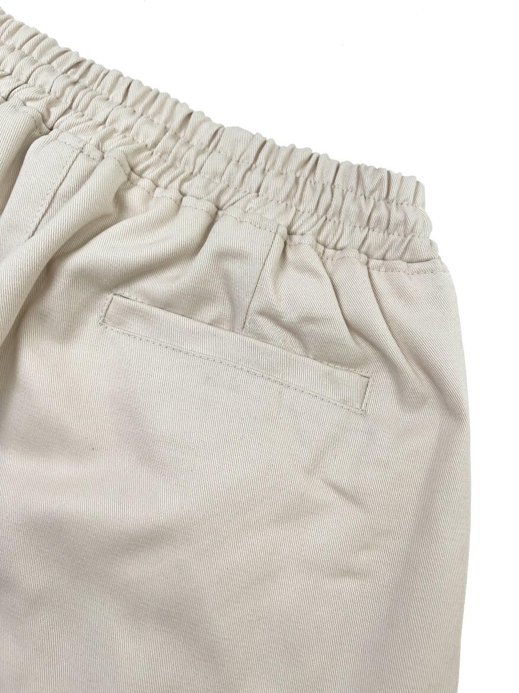 Quần Kaki ống suông cạp chun dáng Baggy Unisex chất liệu Kaki mềm thoáng mát phong cách đơn giản Q188 Menswear Nam Pants Có Túi Đen