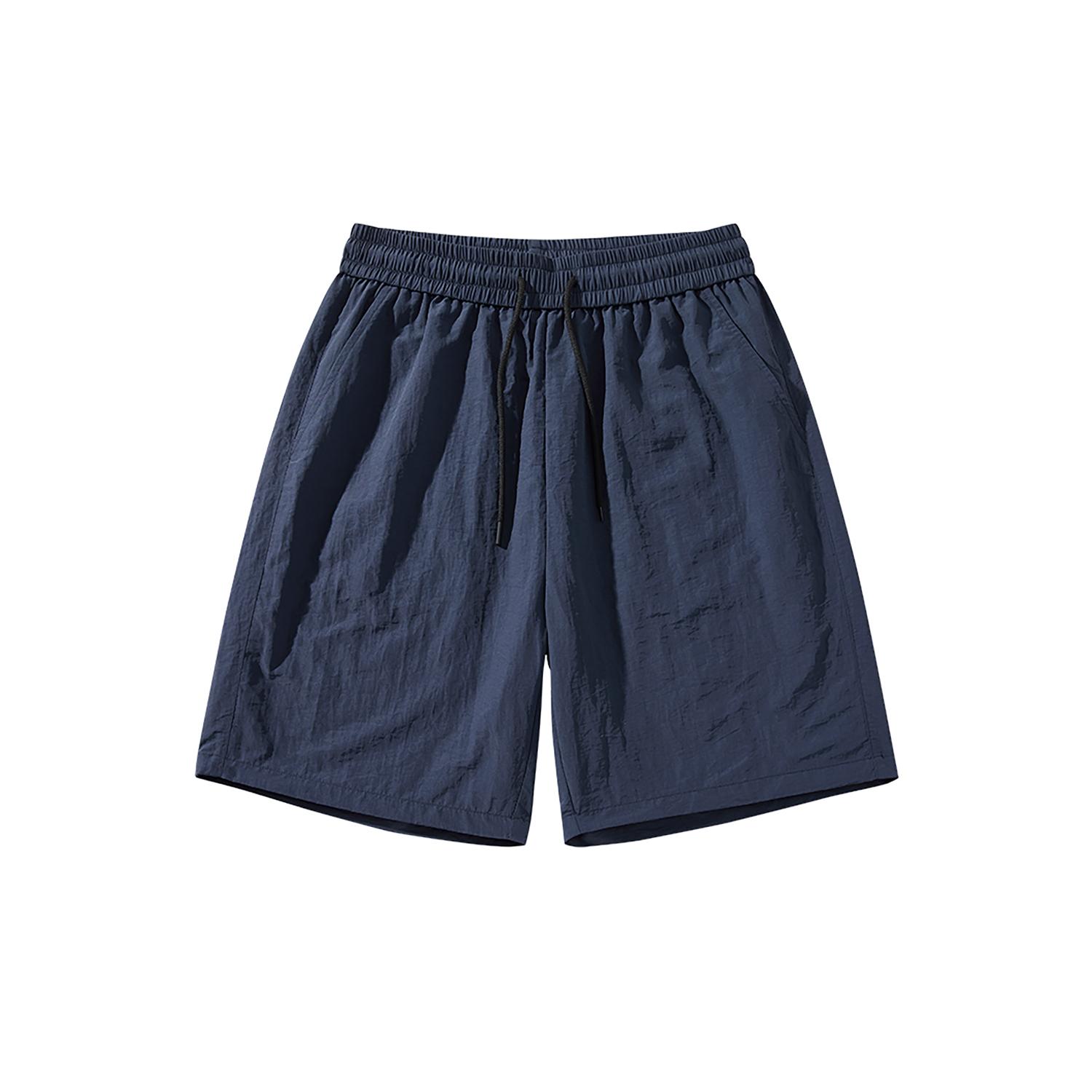 Quần Short Gió Nhăn Nam Nữ Unisex 150GSM Chất Vải Gió Nhăn Cao Cấp Mềm Mịn Form Ống Rộng Oversize Dài Ngang Gối Q210